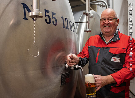 Brewmaster Andreas Purucker of Hönicka Bräu brewery