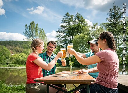 An der Altmühl in Zimmern (Pappenheim/Naturpark Altmühltal)