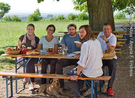 Rast an der Staffelbergklause (Bad Staffelstein/ Obermain Jura)