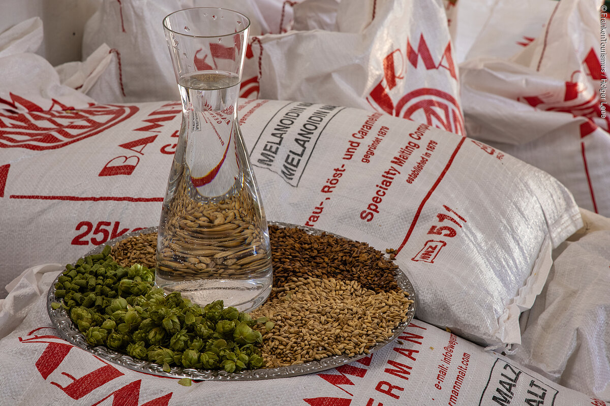 Meinel Bräu brewery, Hof, Franconia, Bavaria, Germany