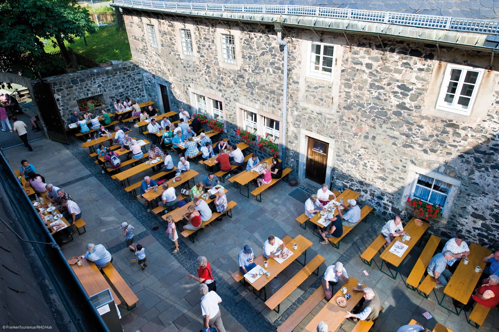 Biergarten auf dem Kreuzberg