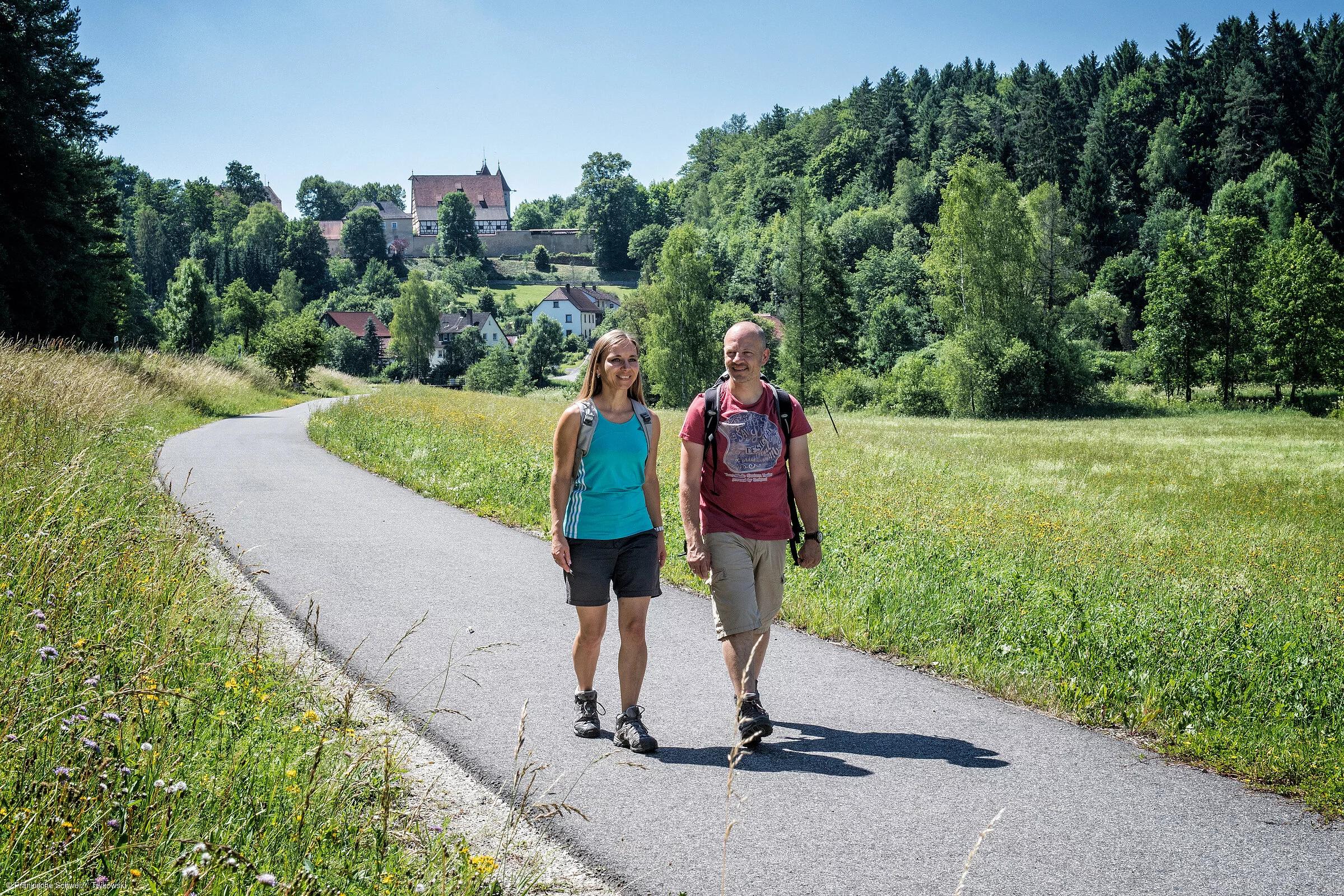 Aufseßtal bei Schloss Oberaufseß