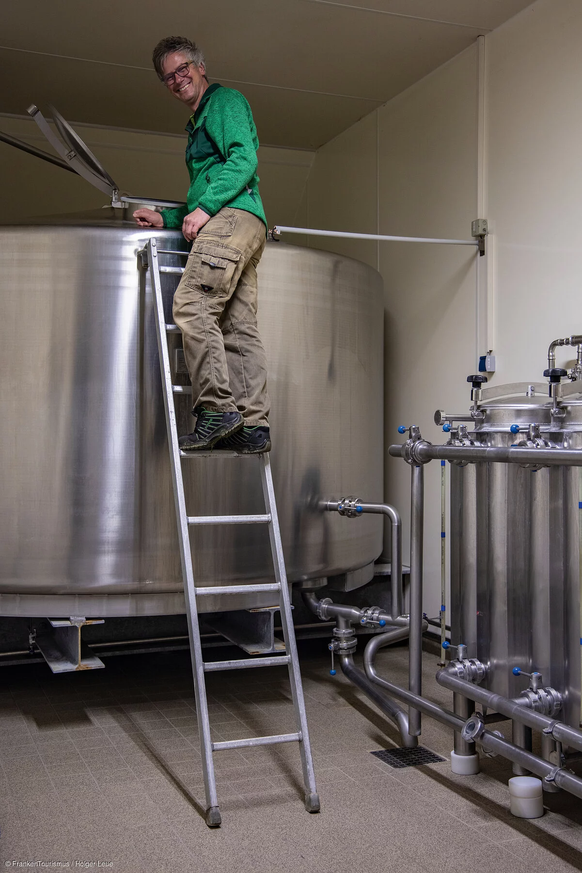 Owner Andreas Nothhaft of Brauerei Nothhaft brewery, Marktredwitz, Franconia, Bavaria, Germany