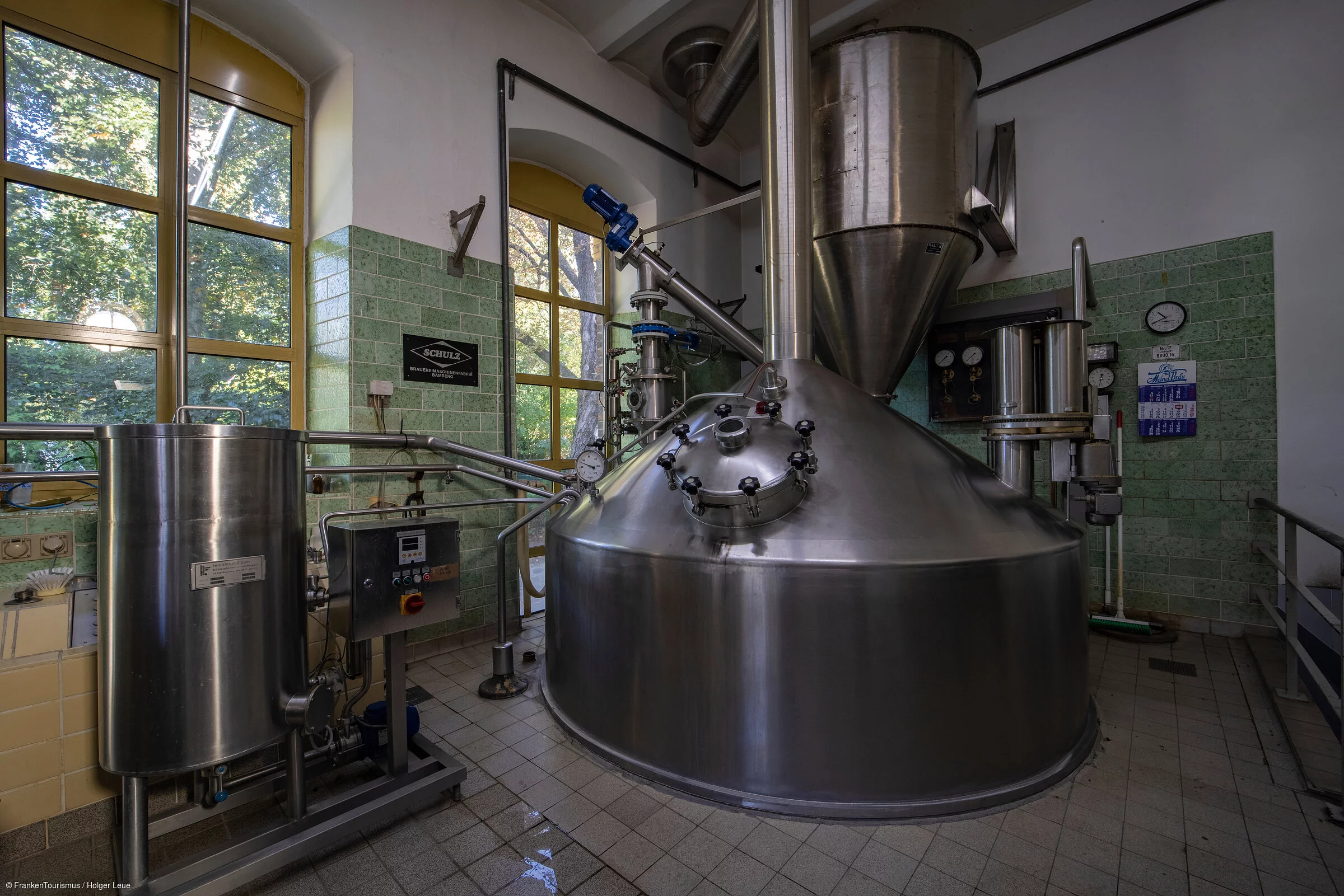 Meinel Bräu brewery, Hof, Franconia, Bavaria, Germany