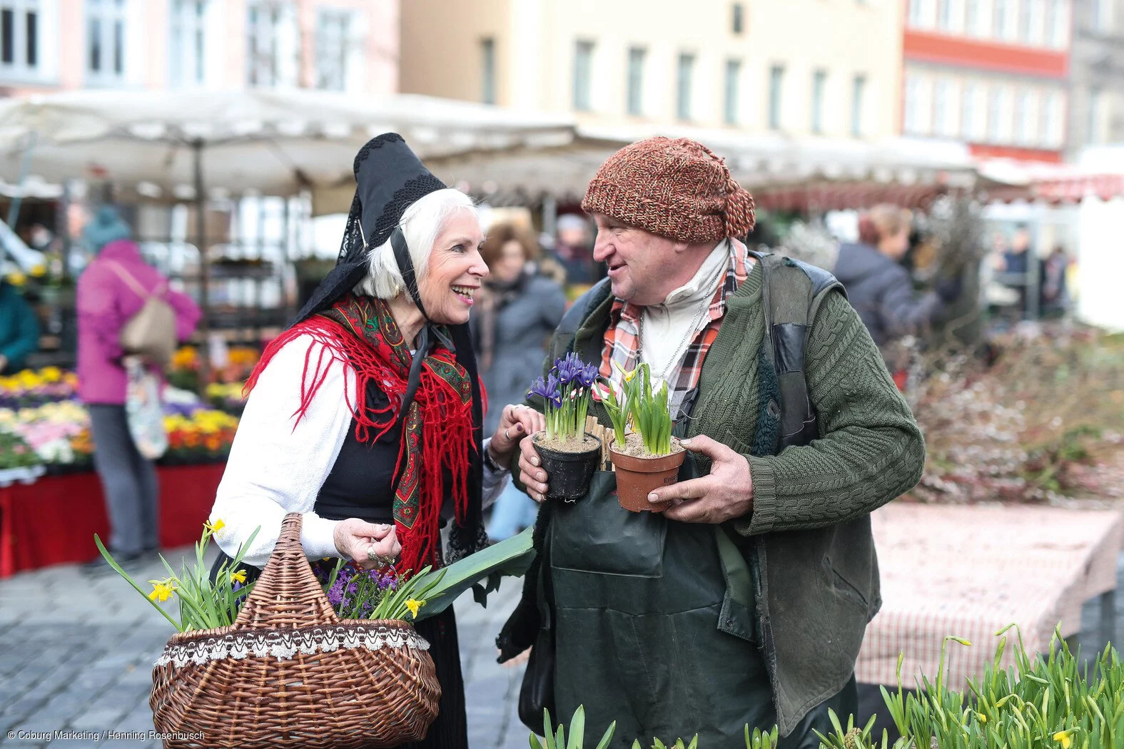 Kostümführung mit Marktfrau