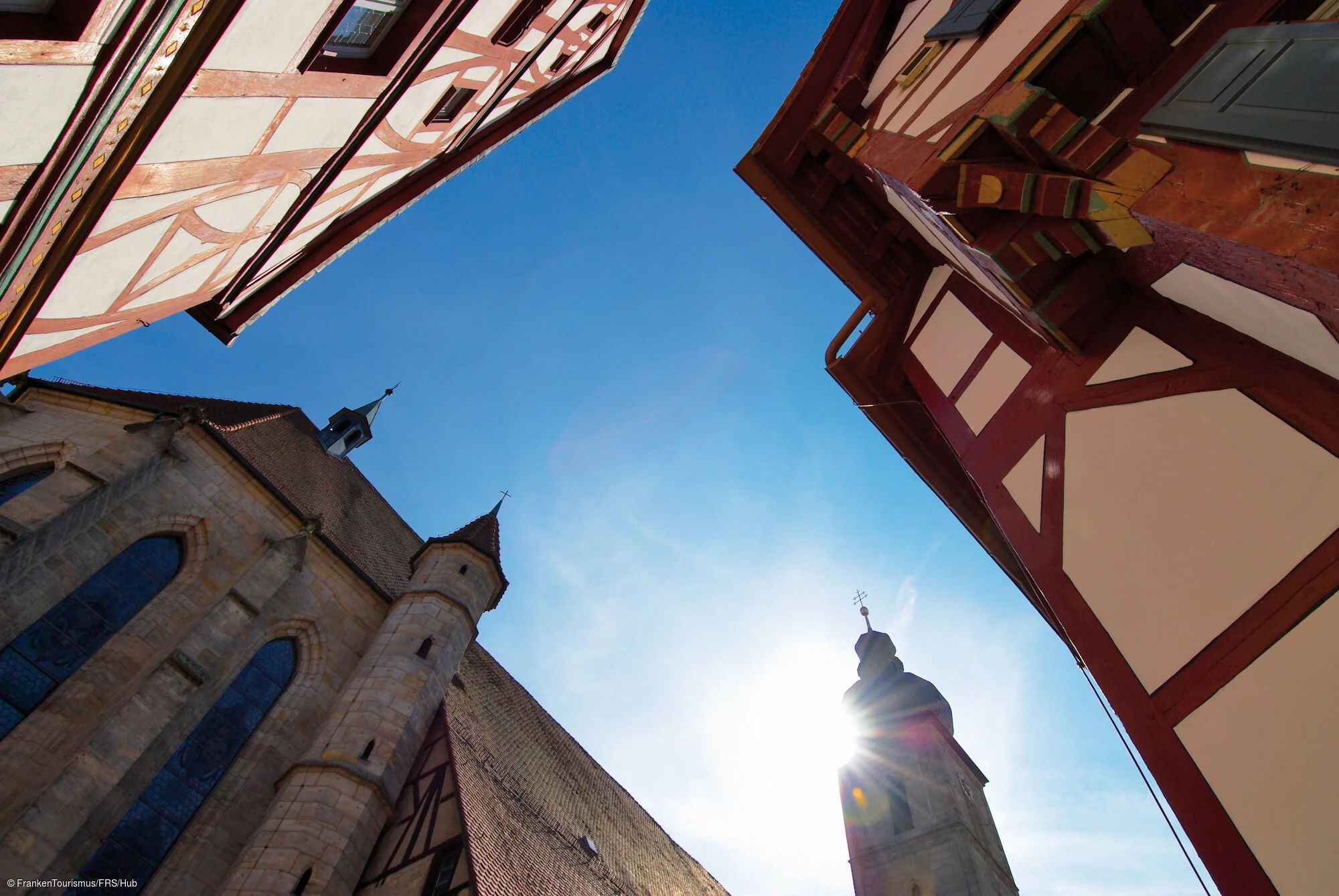Fußgängerzone Forchheim mit Rathausensemble