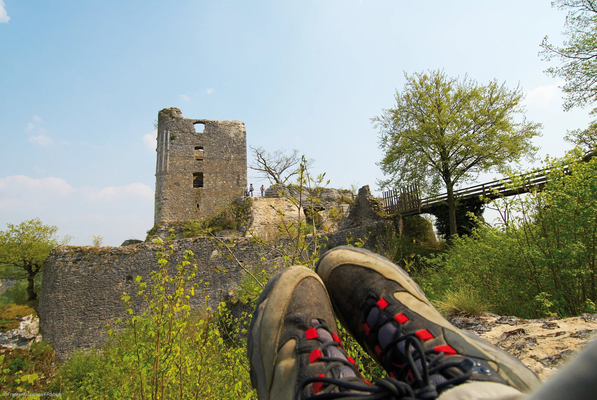 Auf der Ruine Neideck