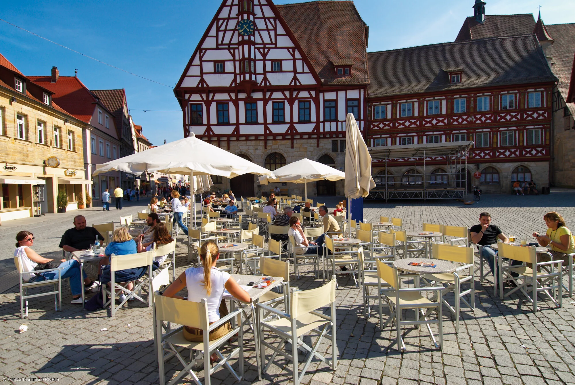 Fußgängerzone Forchheim mit Rathausensemble