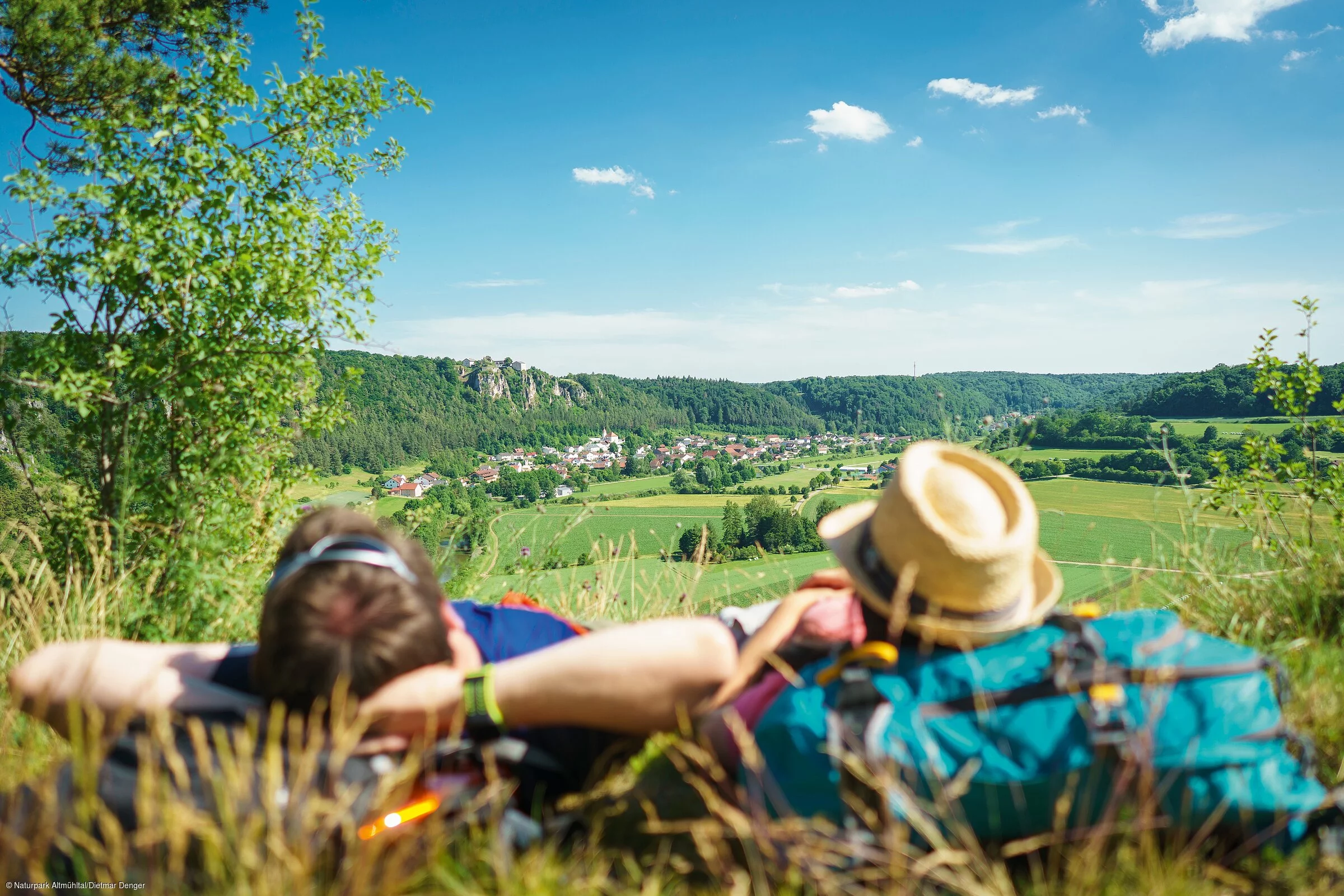 Altmühltal-Panoramaweg - Ausblick auf Arnsberg