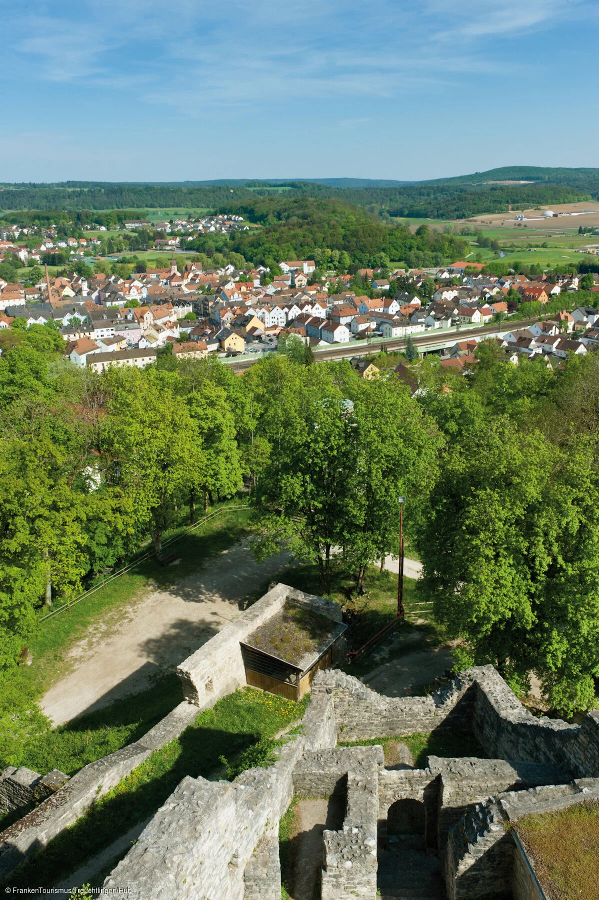 Ausblick von der Burg "Oberen Veste"