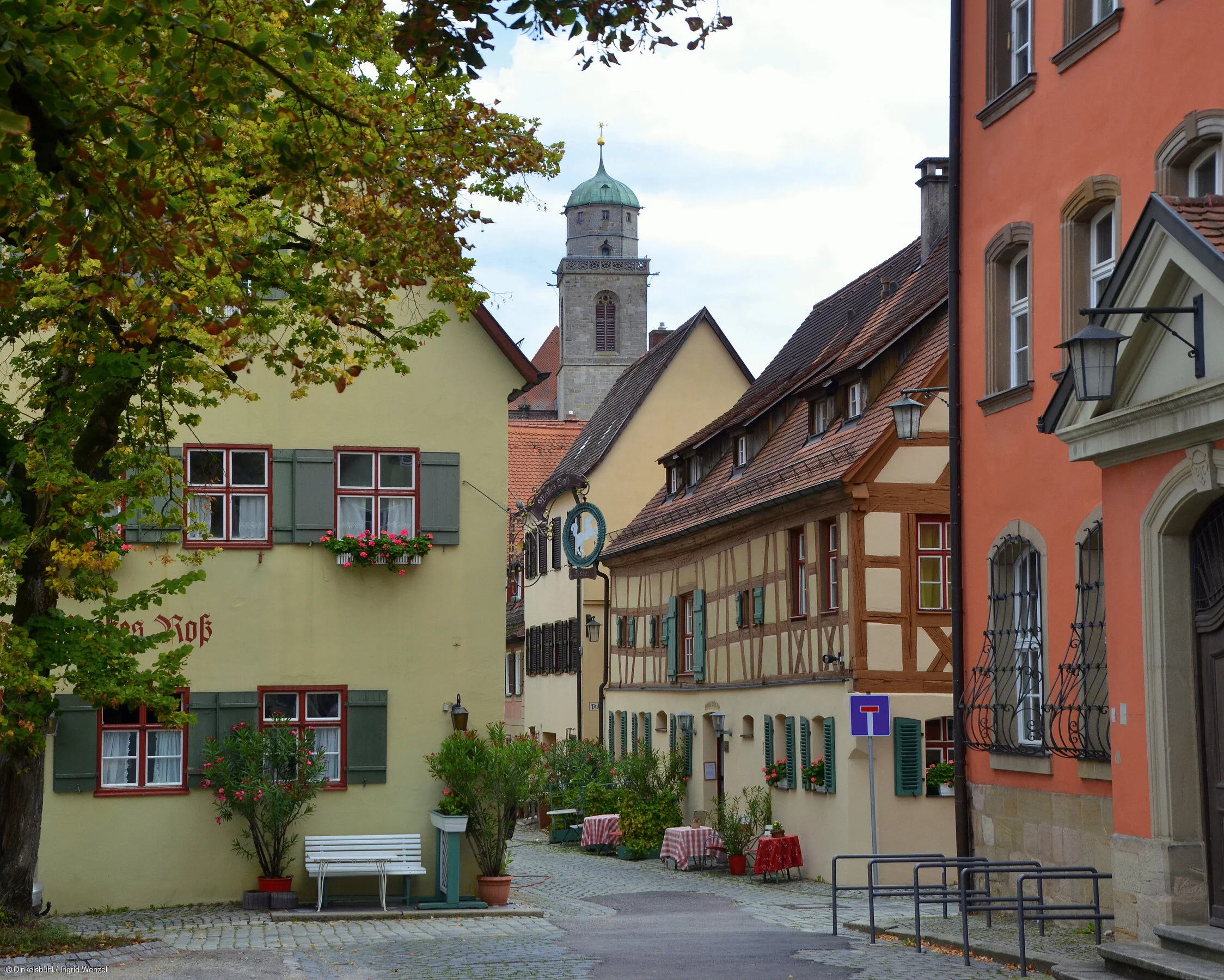 Steingasse mit Blick auf Münster