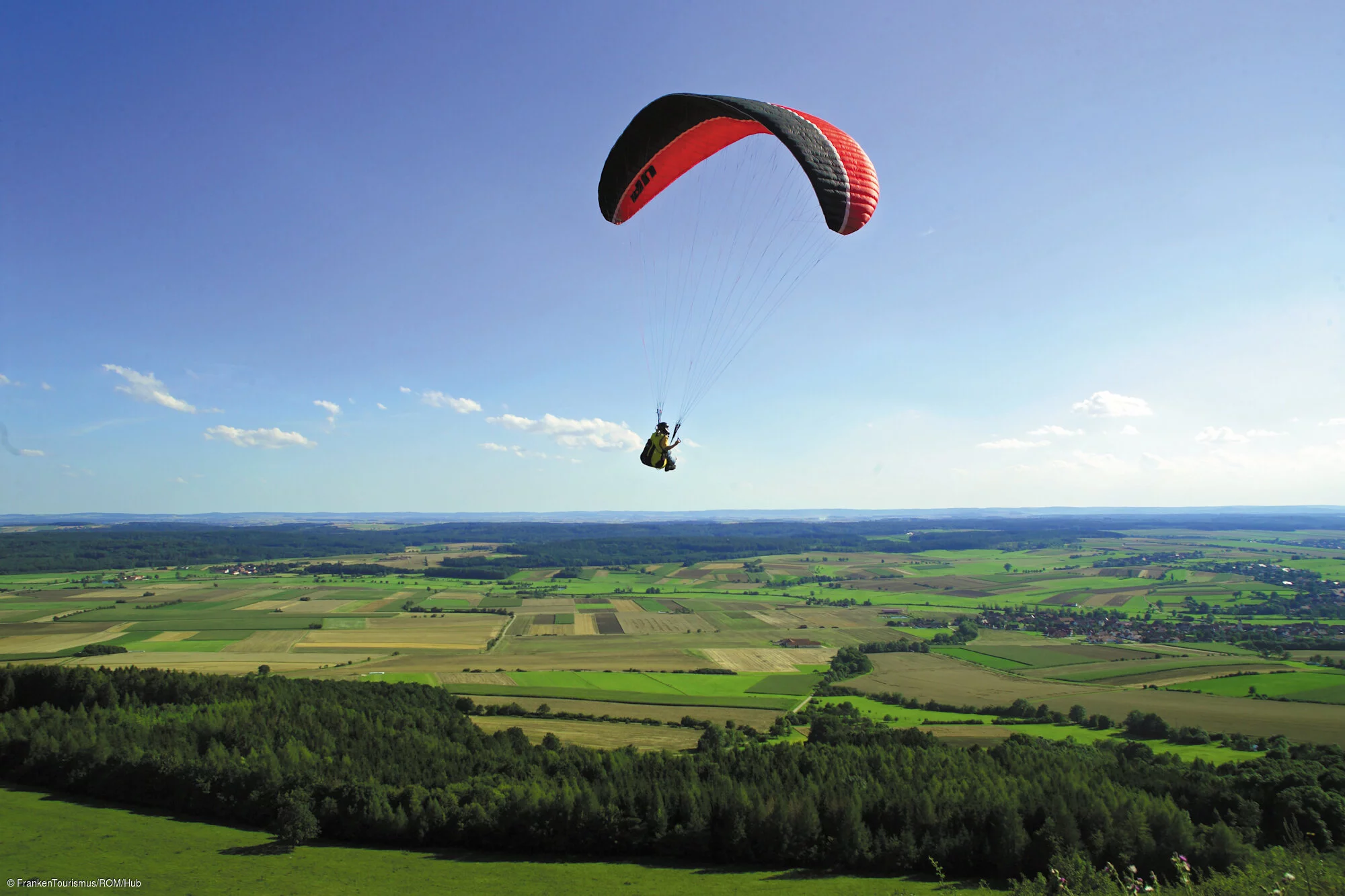Paragliding am Hesselberg