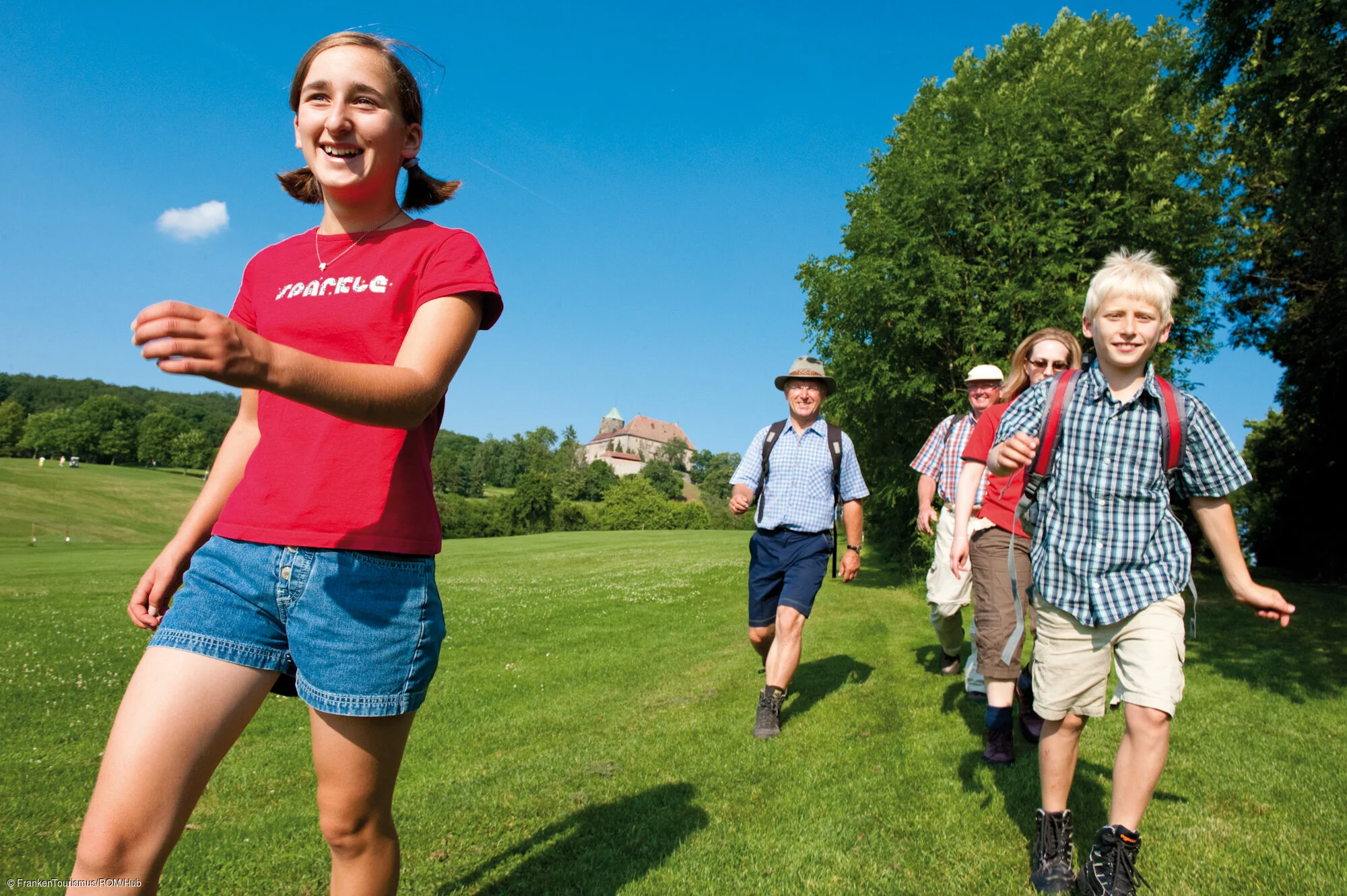 Wandern mit Familie - Europäischer Wasserscheideweg