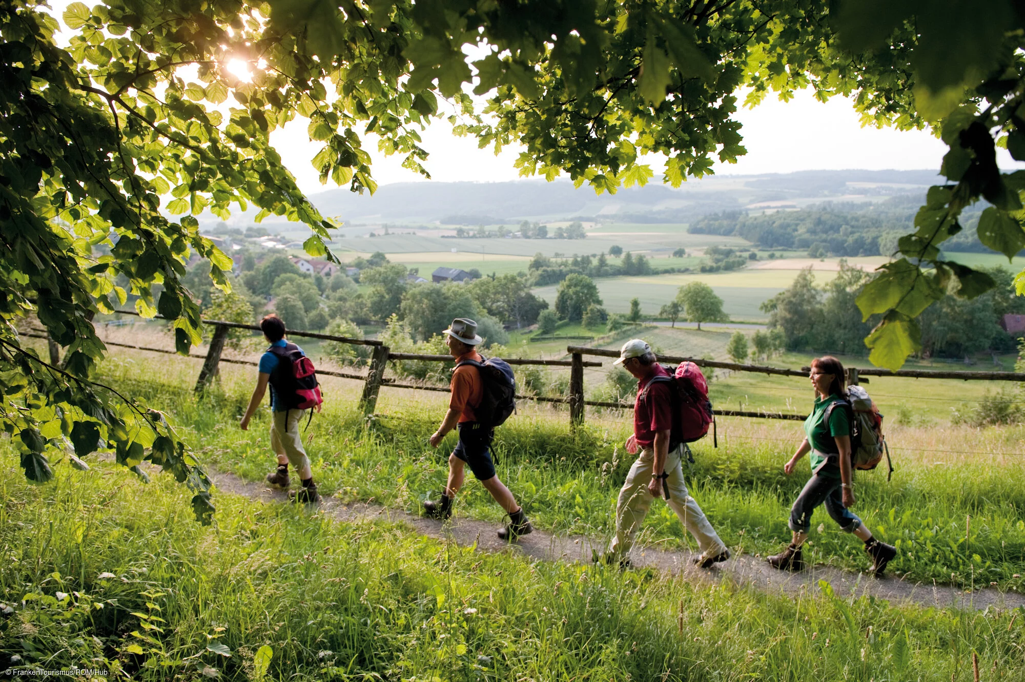 Wandern am Europäischen Wasserscheideweg