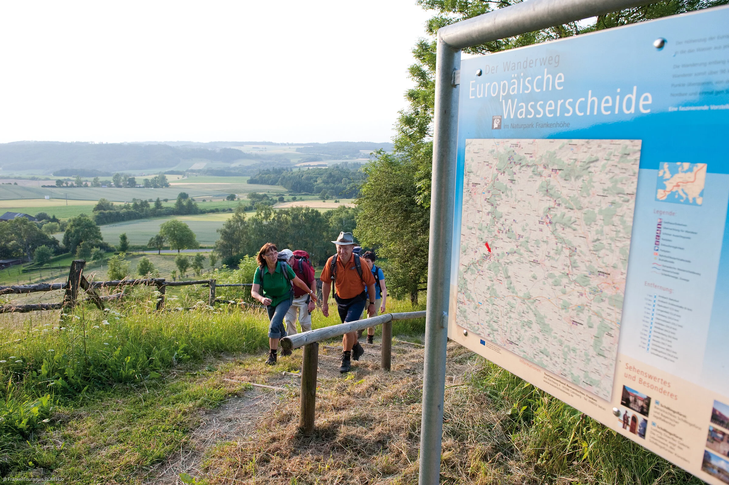 Wandern am Europäischen Wasserscheideweg