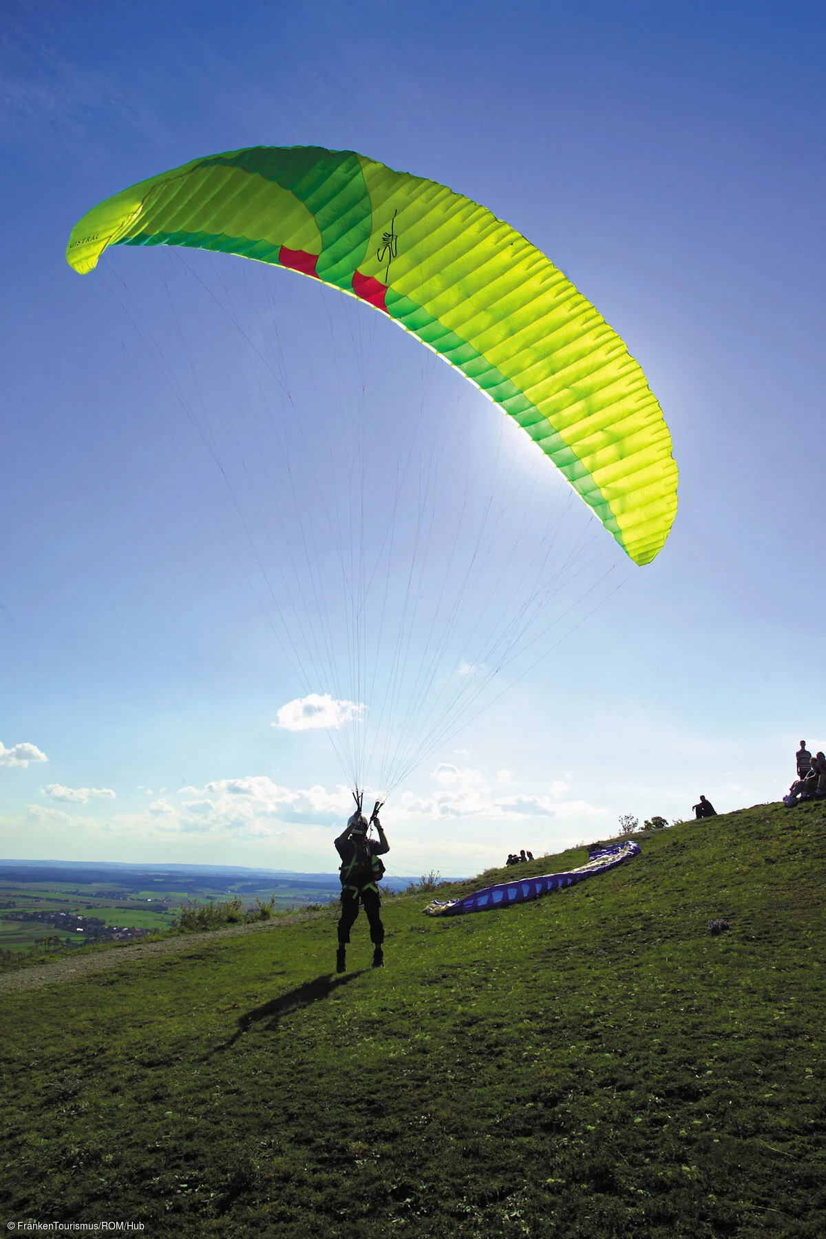 Paragliding am Hesselberg
