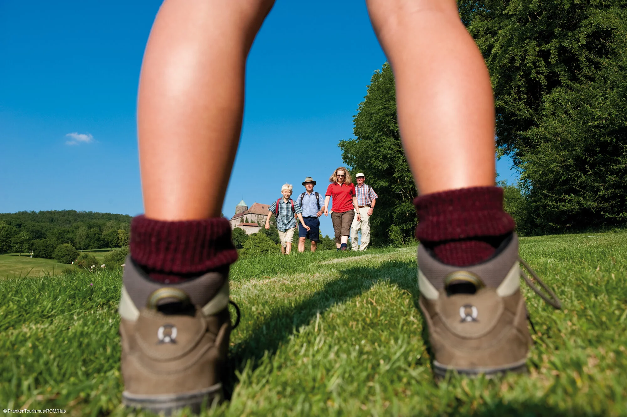 Wandern mit Familie - Europäischer Wasserscheideweg