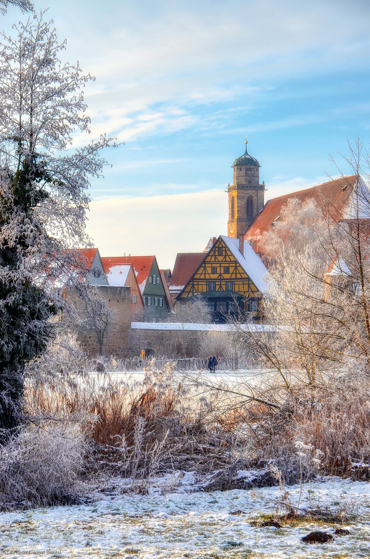 Winterliches Dinkelsbühl - Münster St. Georg
