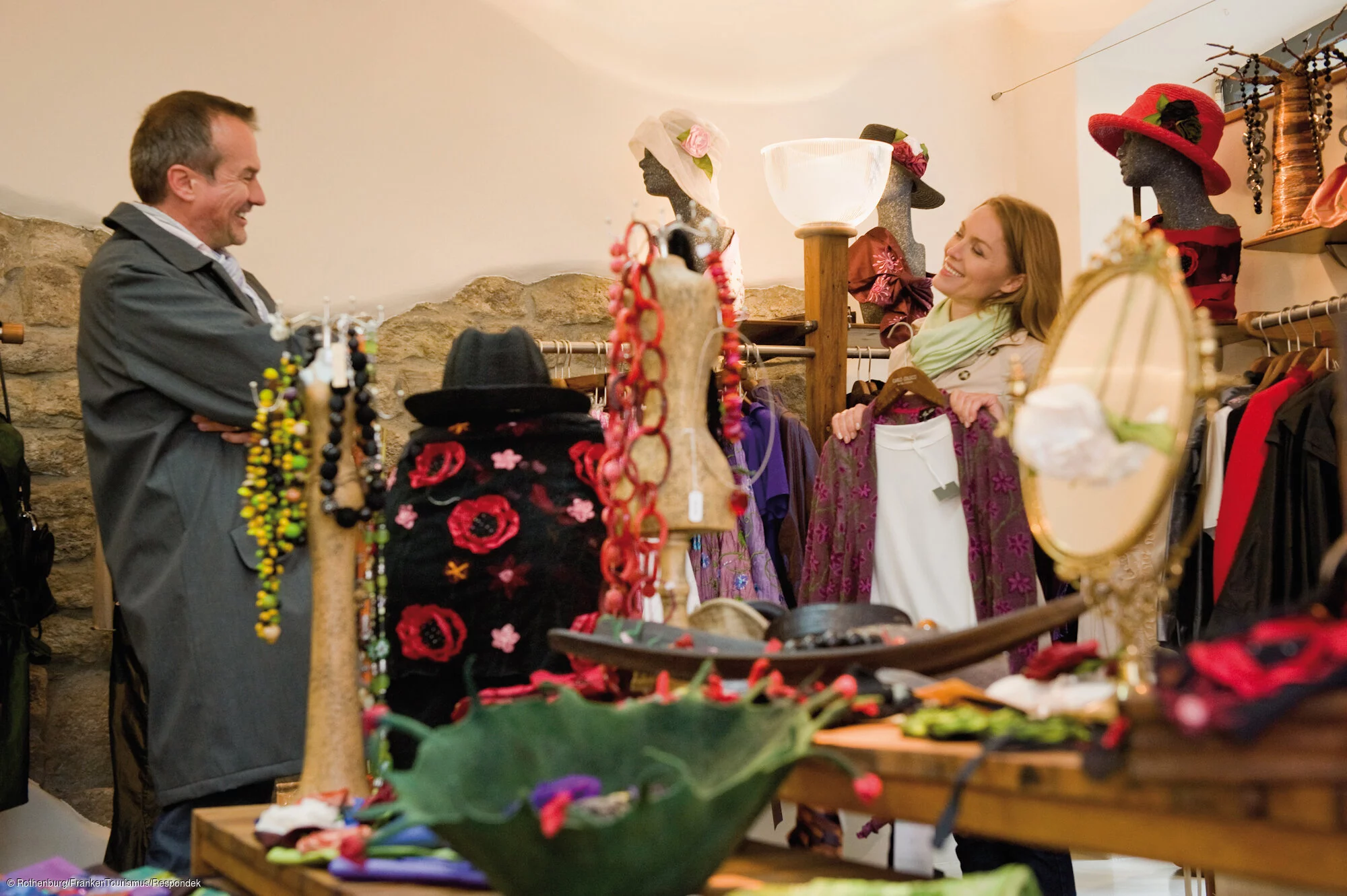Einkaufen in Rothenburg ob der Tauber (ANRA Moden)