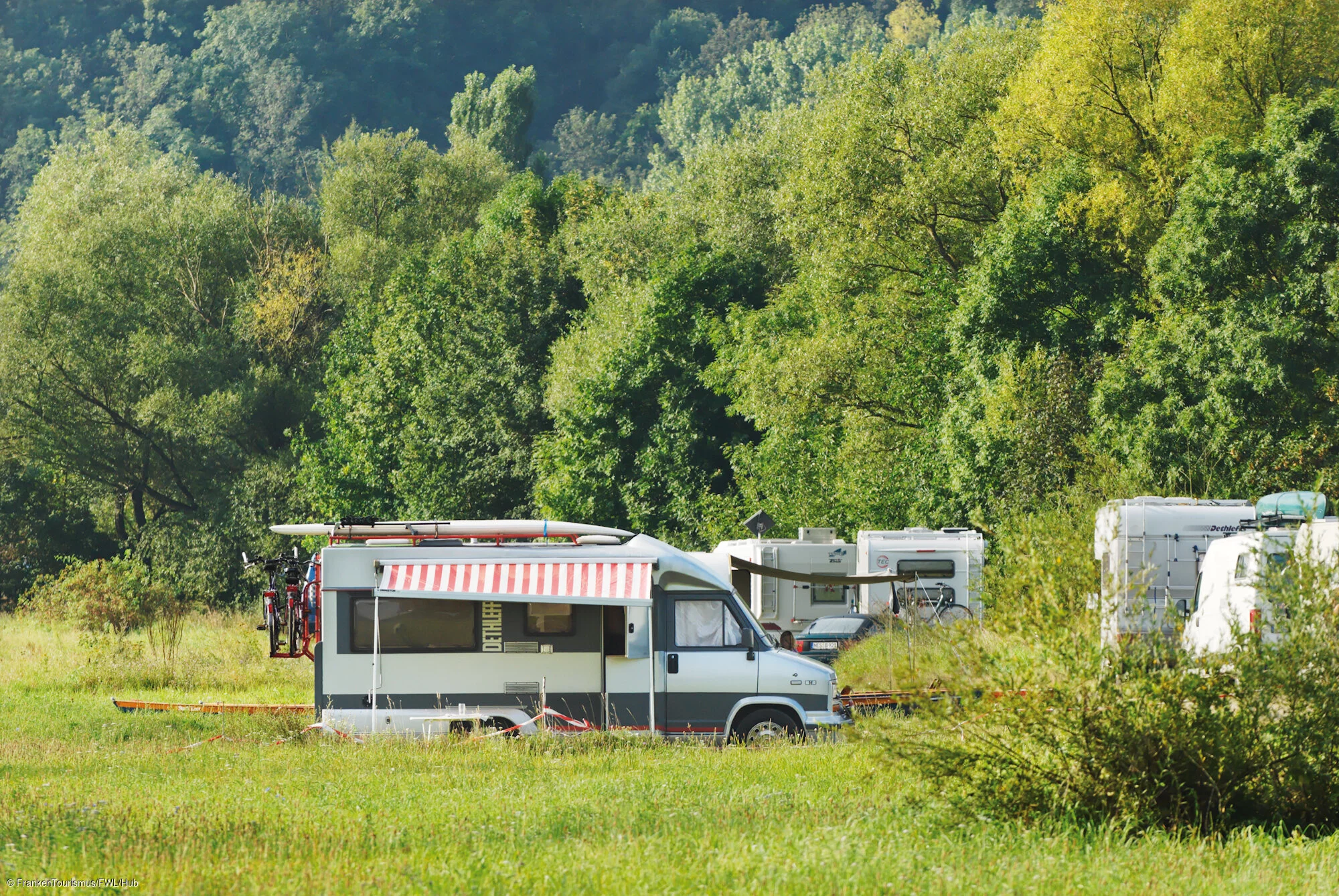 Wohnmobilstellplatz bei Volkach