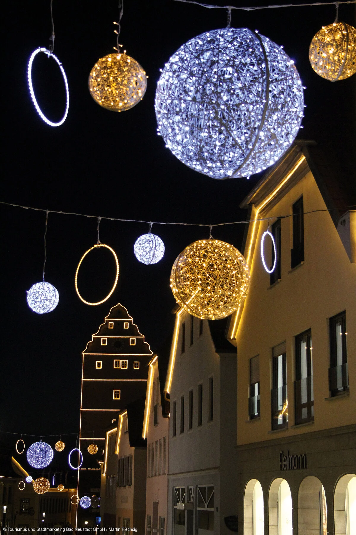 Hohnstraße mit Illumination