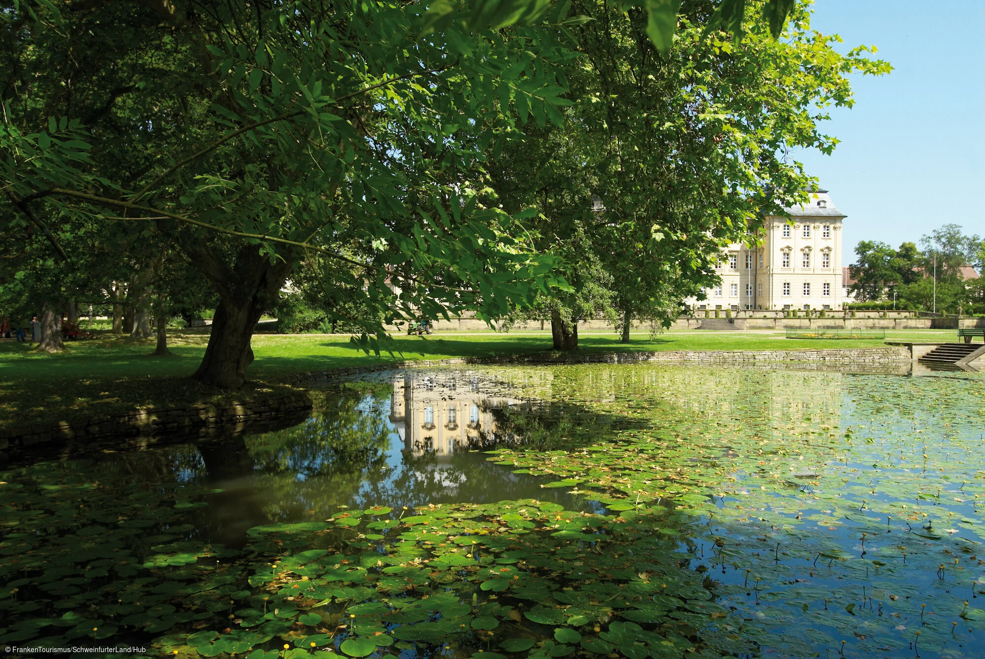 Teich Schloss Werneck
