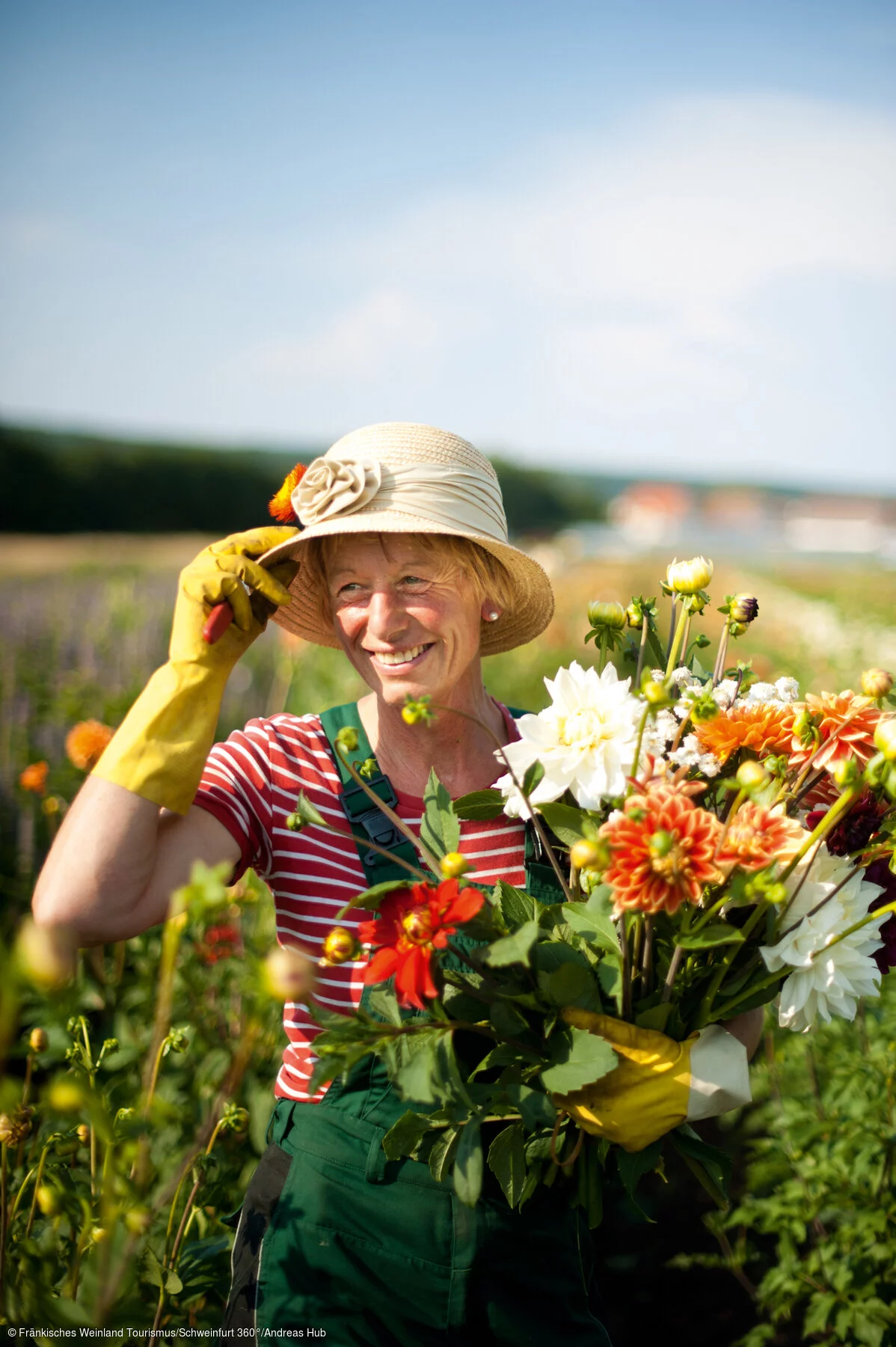 Blumen- und Gemüsebäuerin