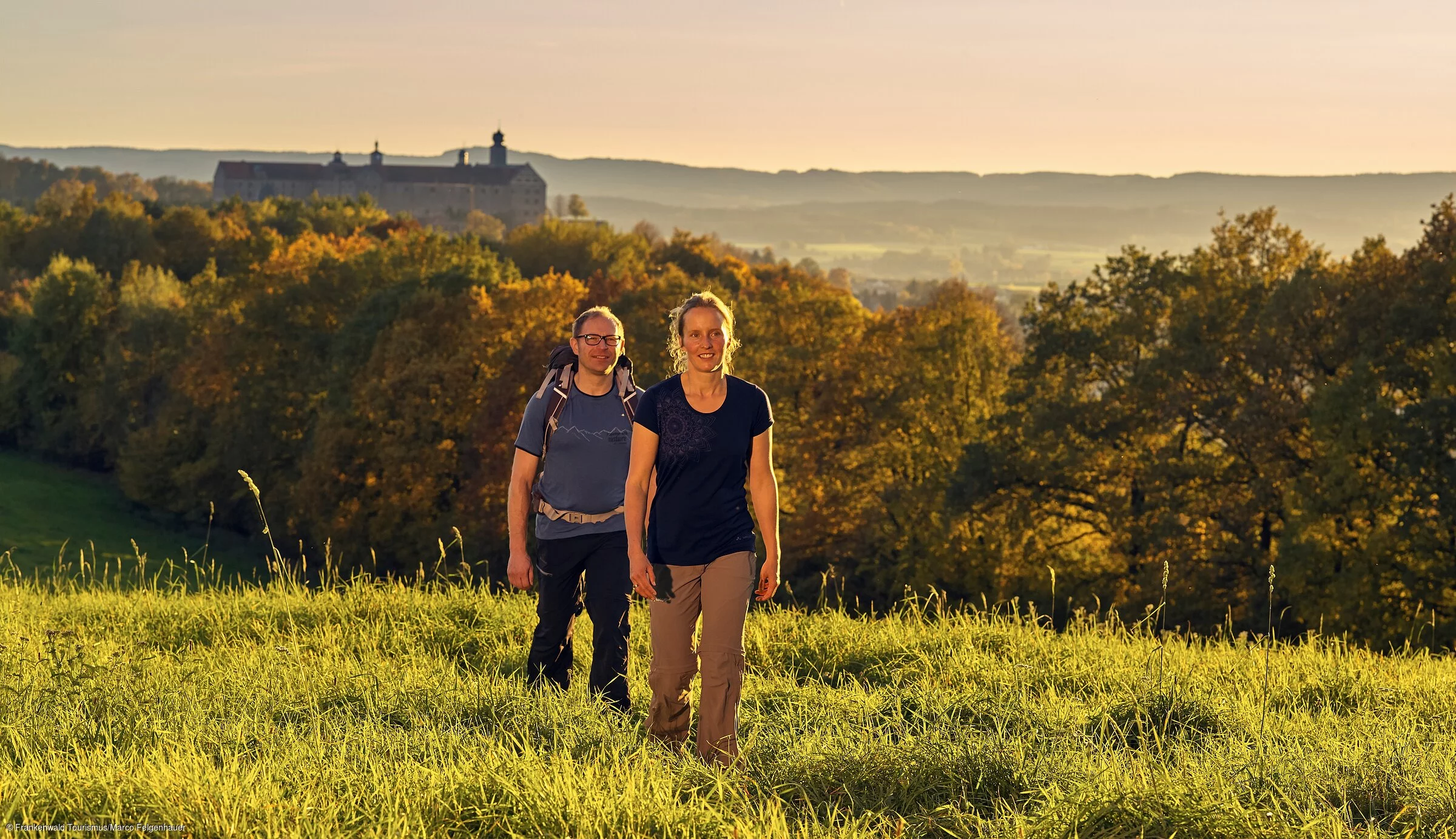 Wandern oberhalb der Plassenburg