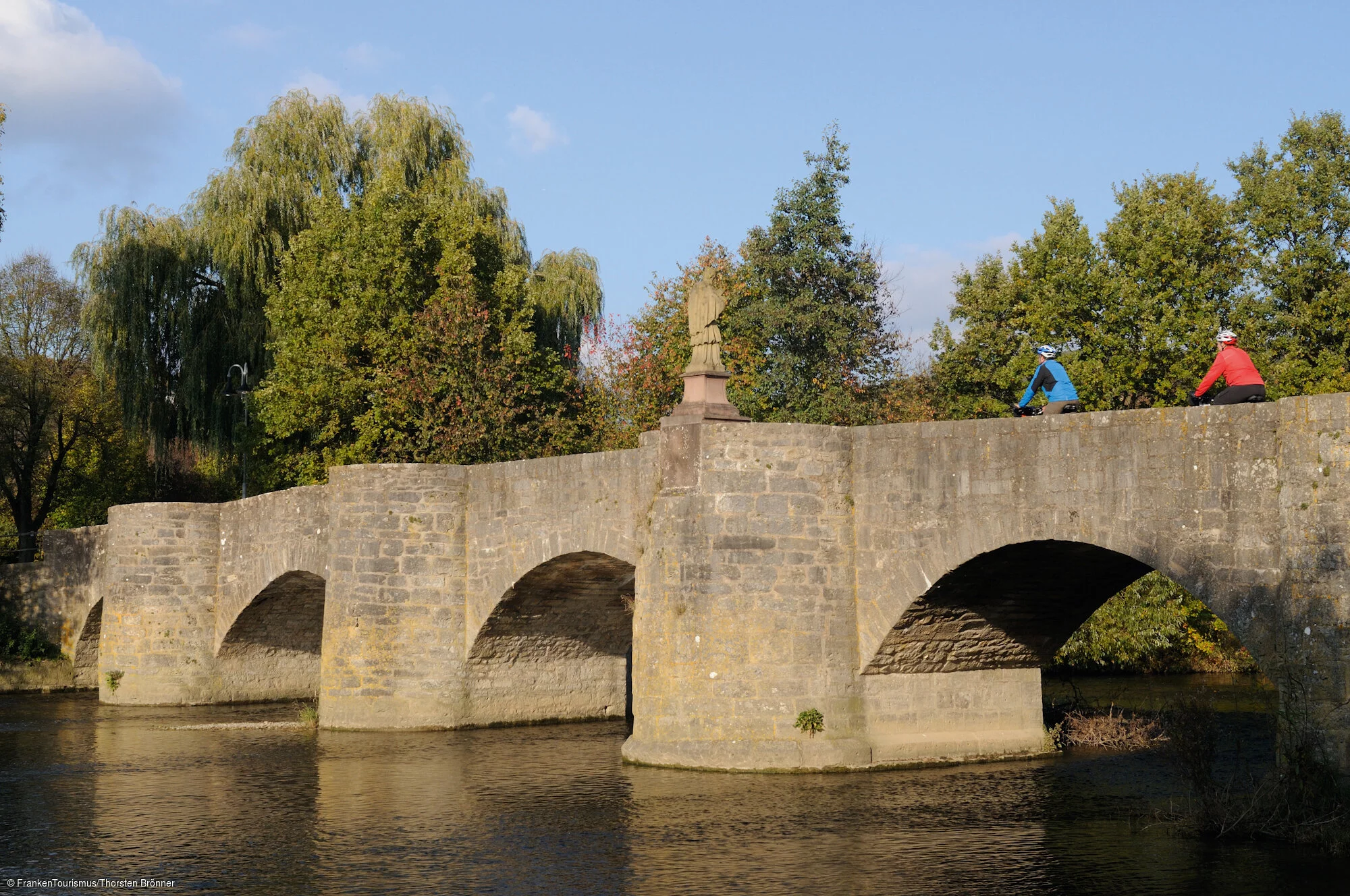 Radweg Liebliches Taubertal, Tauberbrücke Tauberrettersheim
