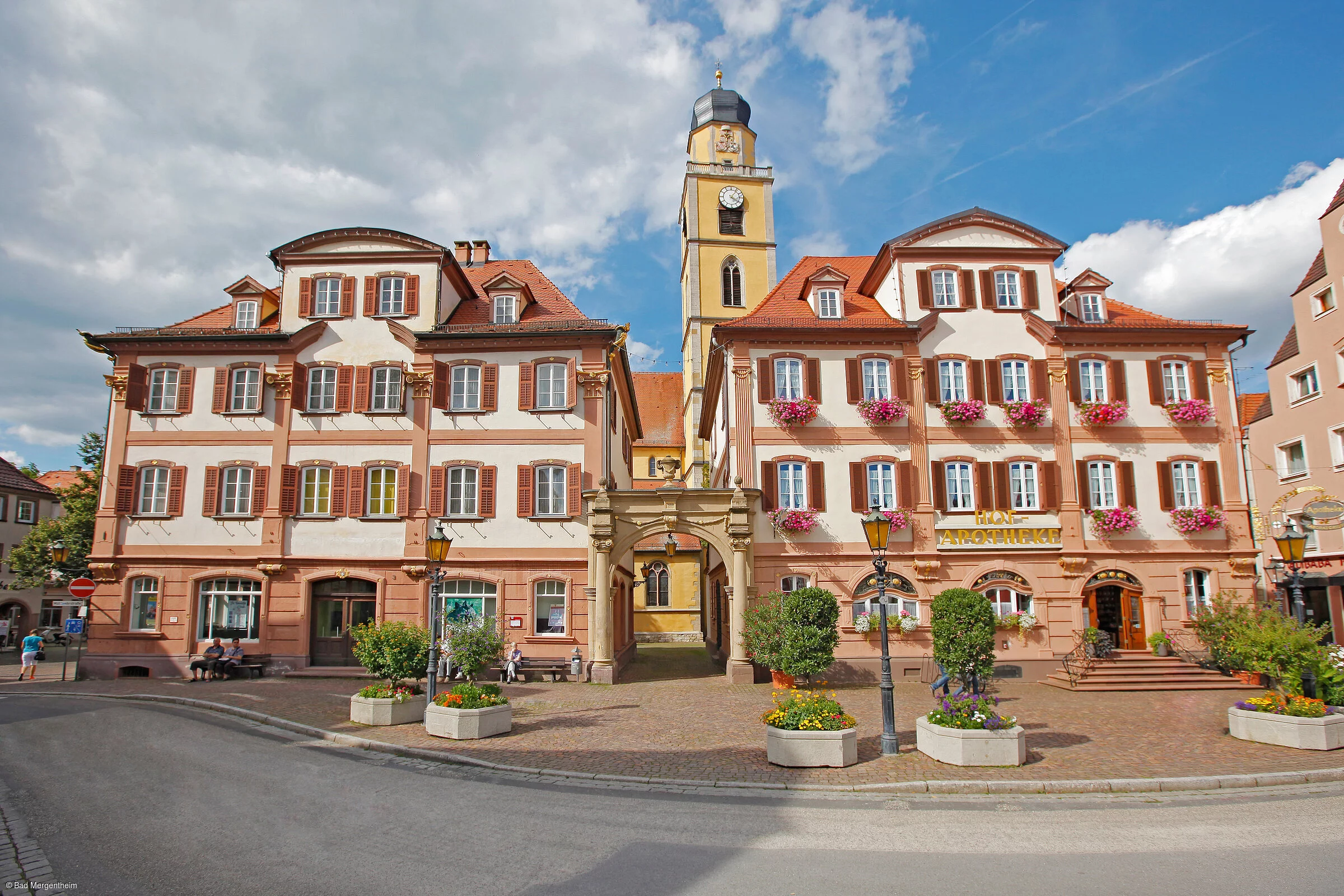 Zwilingshäuser am Marktplatz