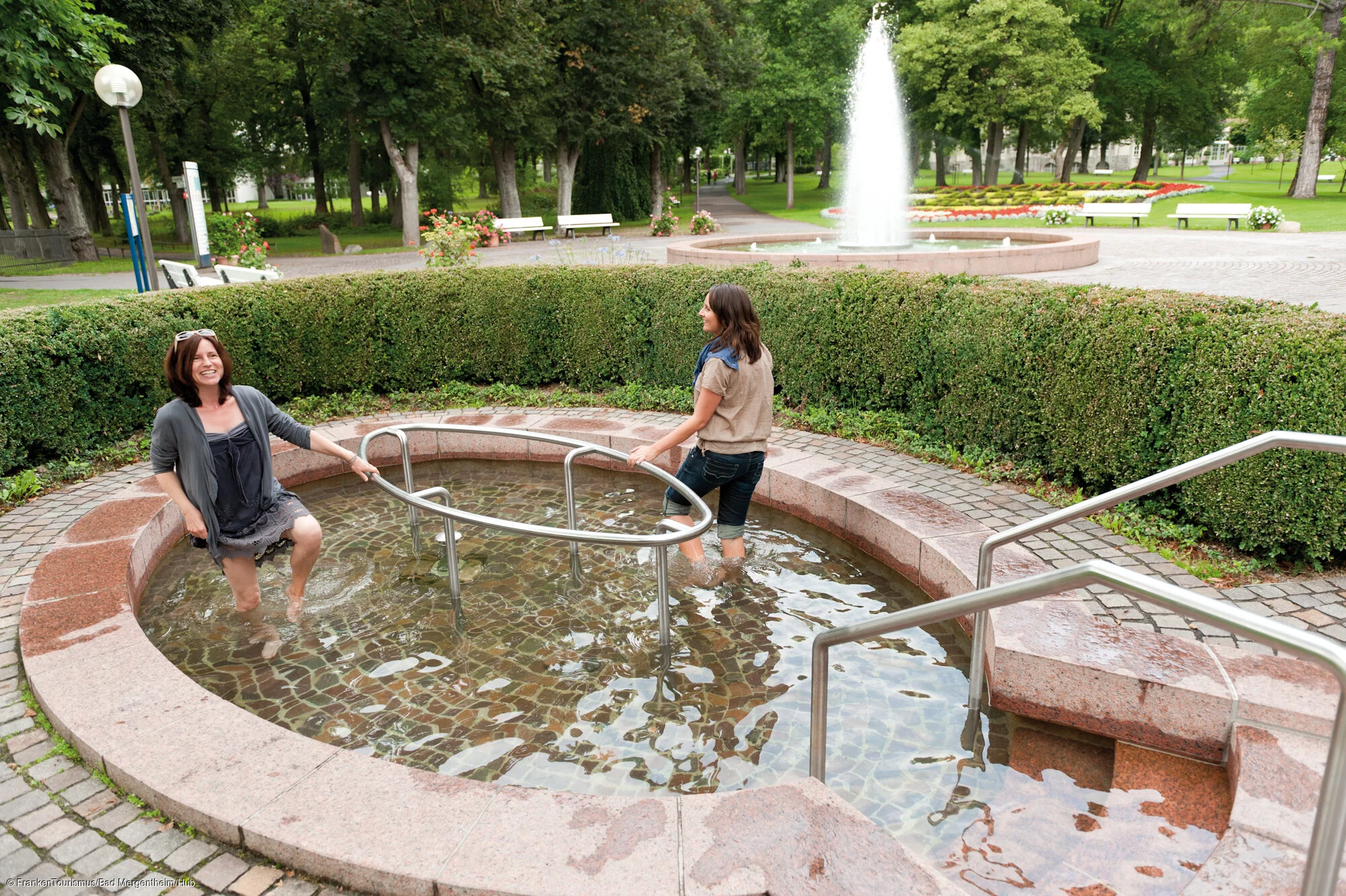 Kneippbecken im Kurpark