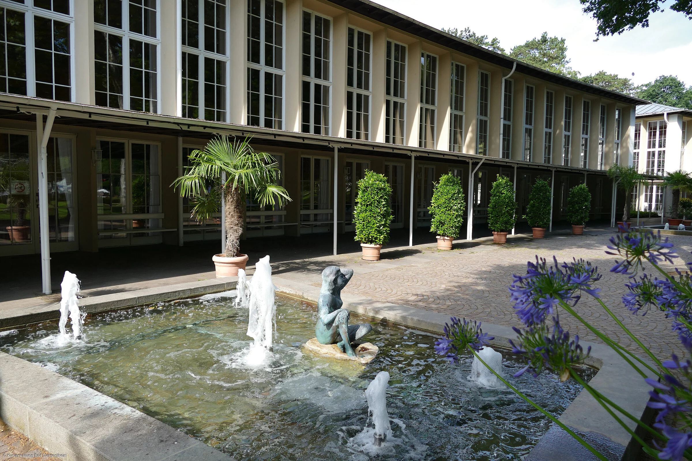 Wanderhalle im Kurpark