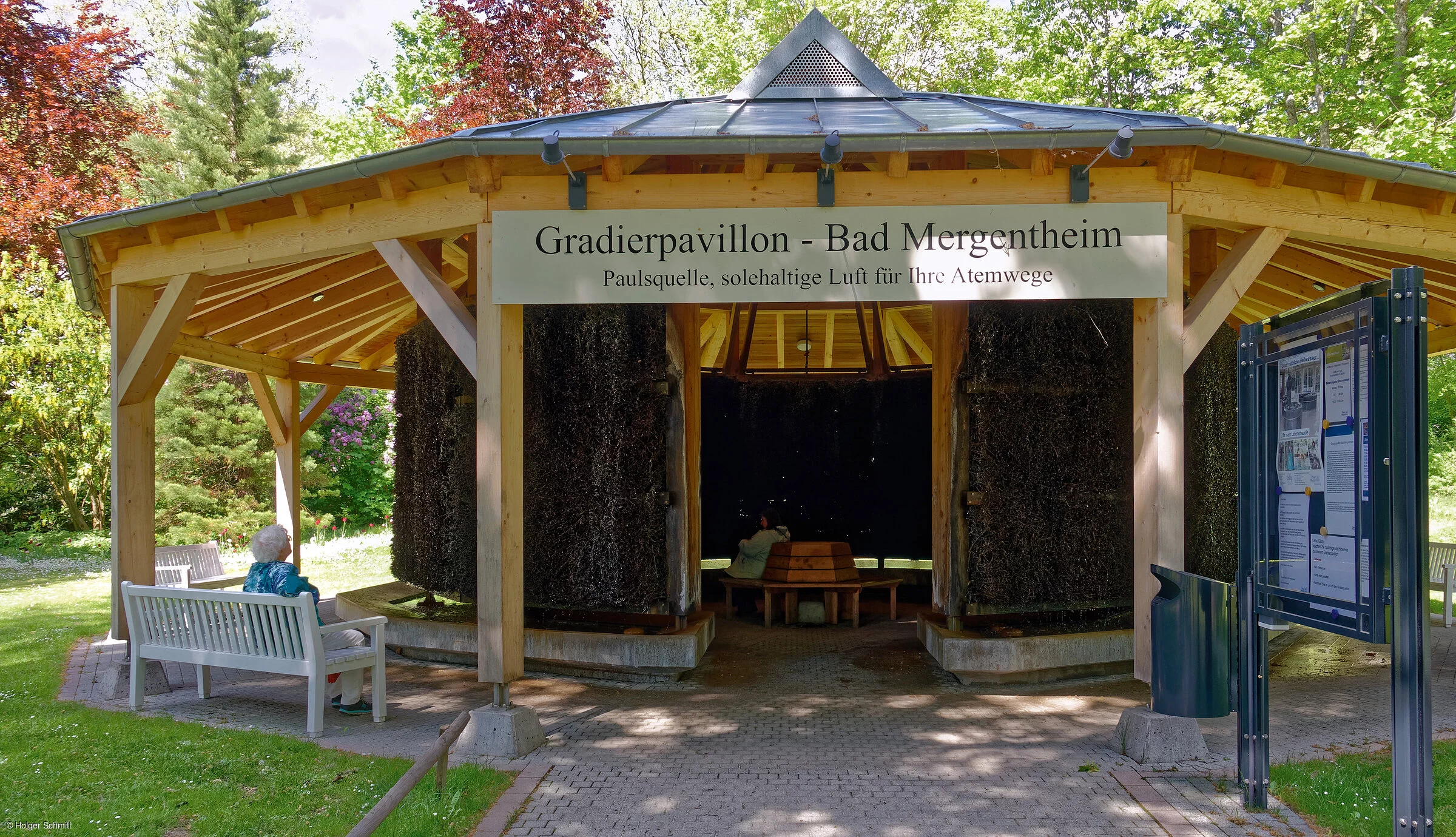 Gradierpavillon im Kurpark