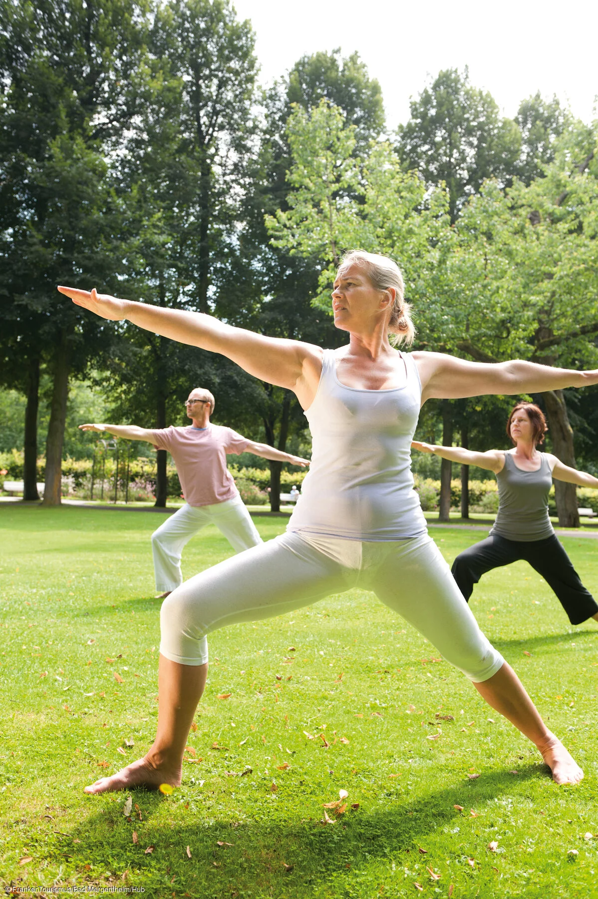 Yoga im Kurpark