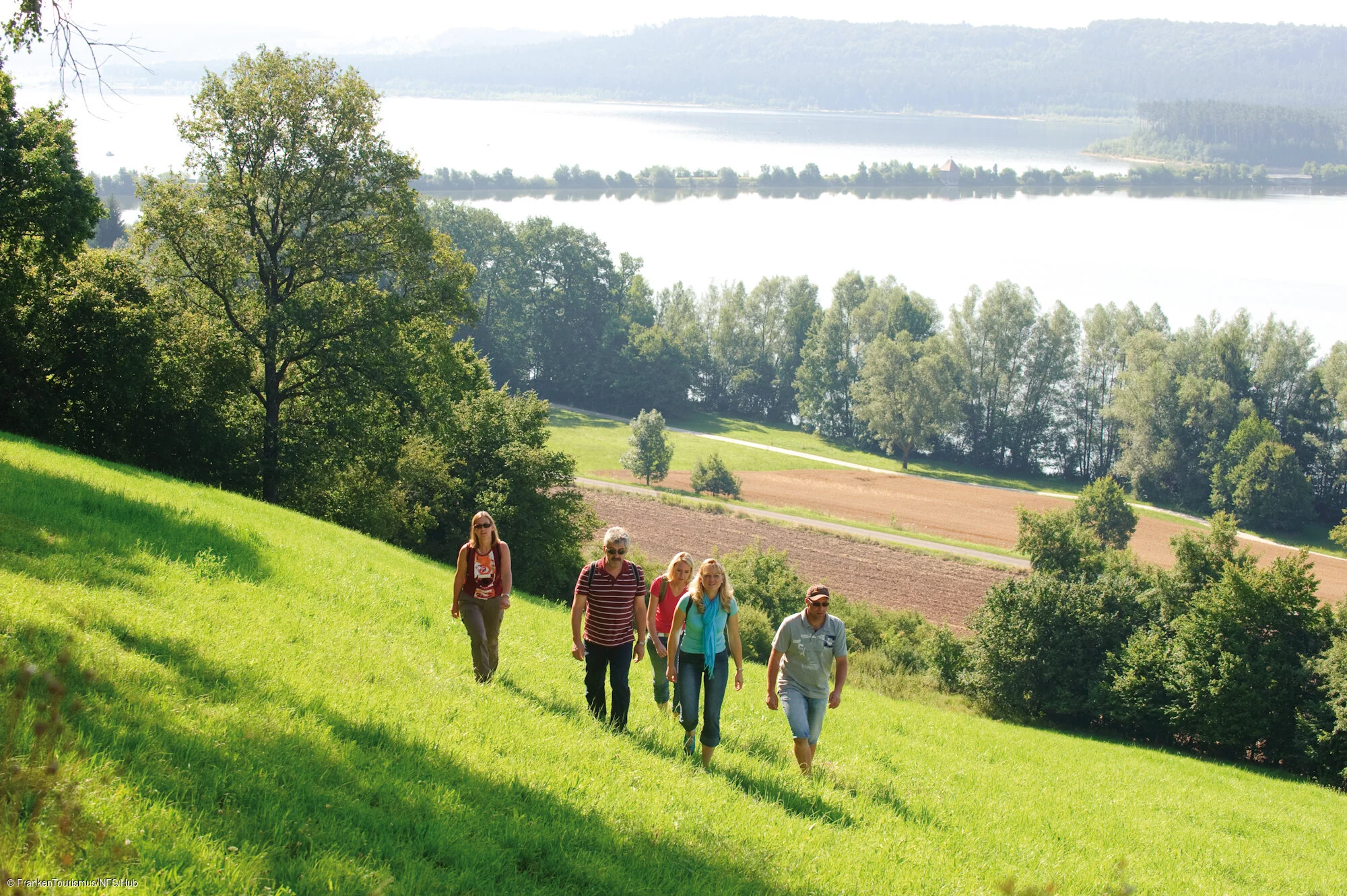 Wandern mit Panoramablick bei Absberg