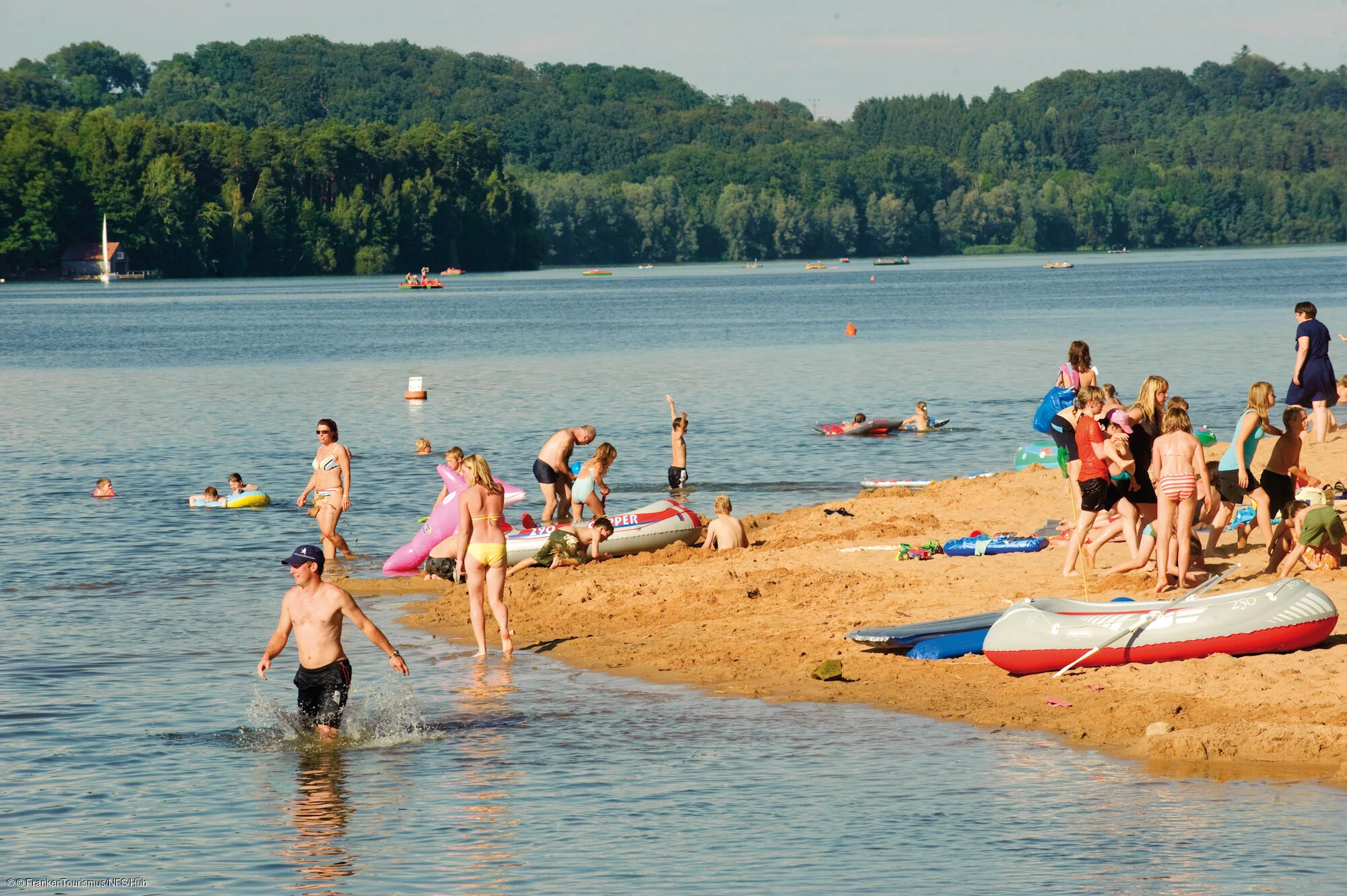 Badespass am Brombachsee