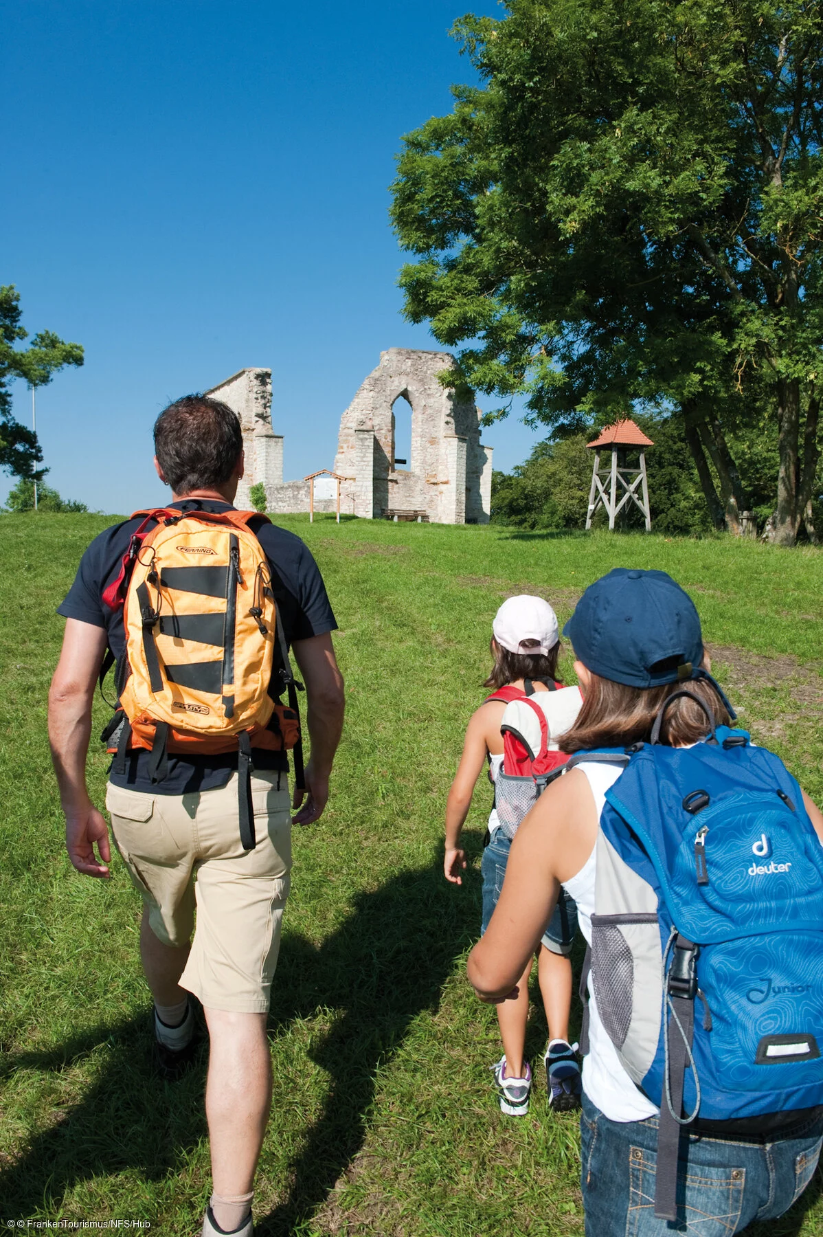 Wandern bei den Ruinen der Katharinenkapelle