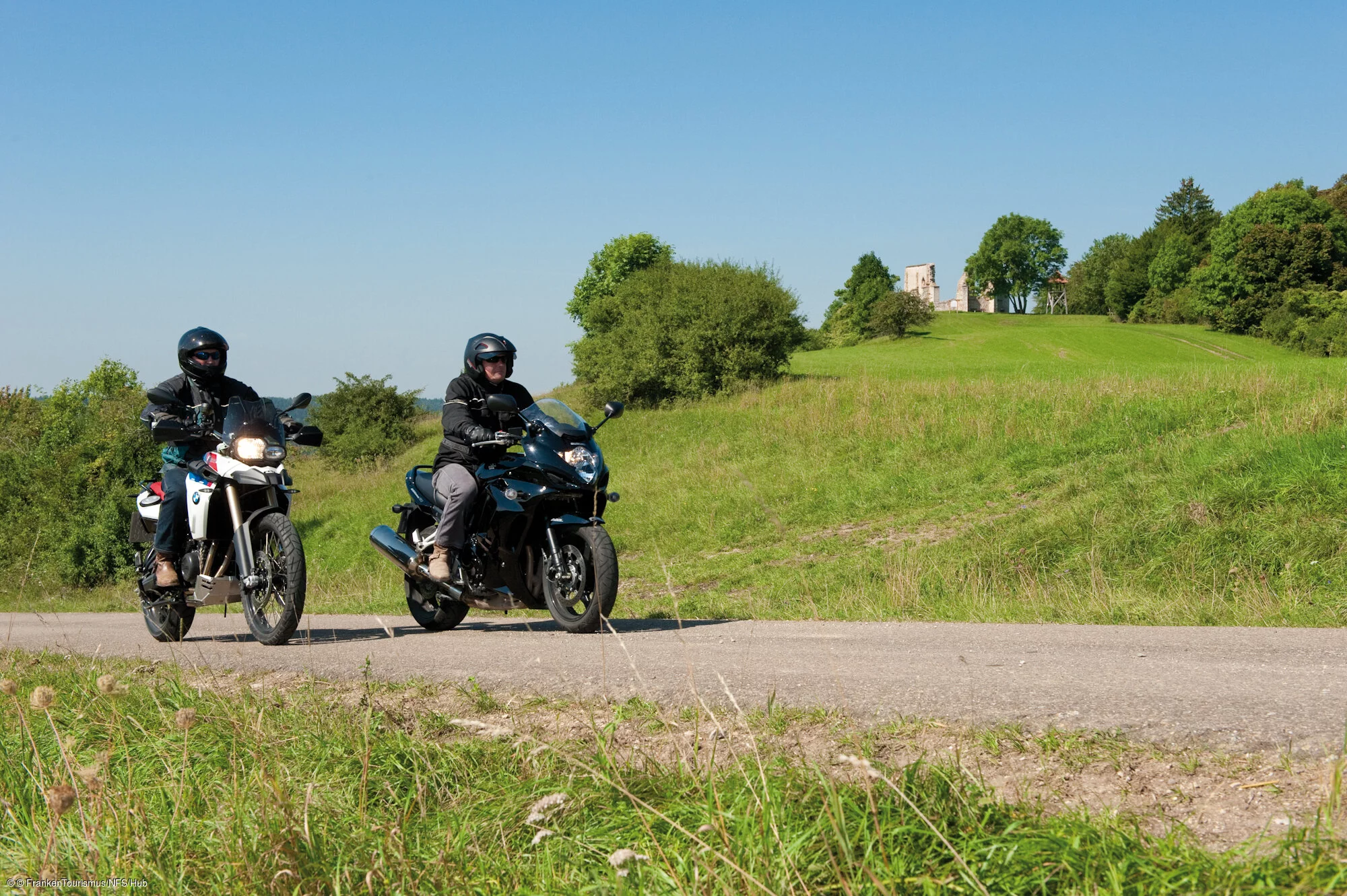Mit dem Motorrad unterwegs
