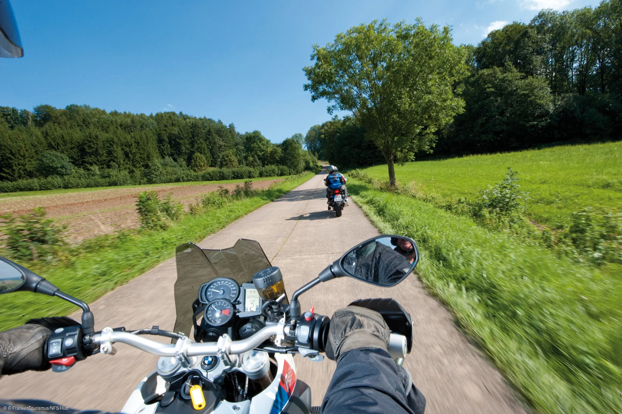 Mit dem Motorrad unterwegs
