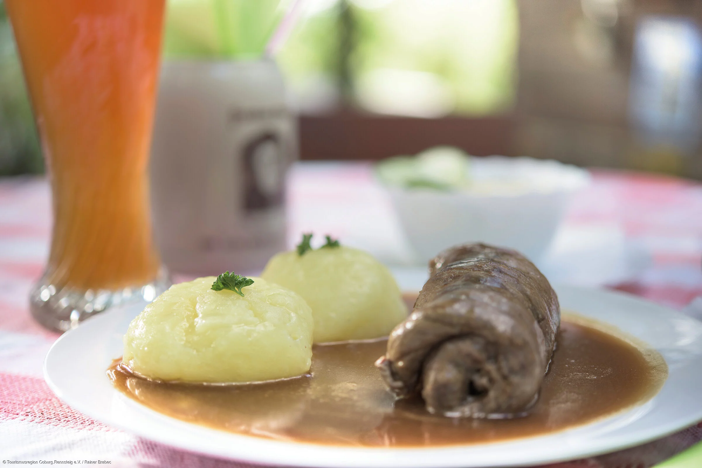 Roulade und Thüringer Klöße