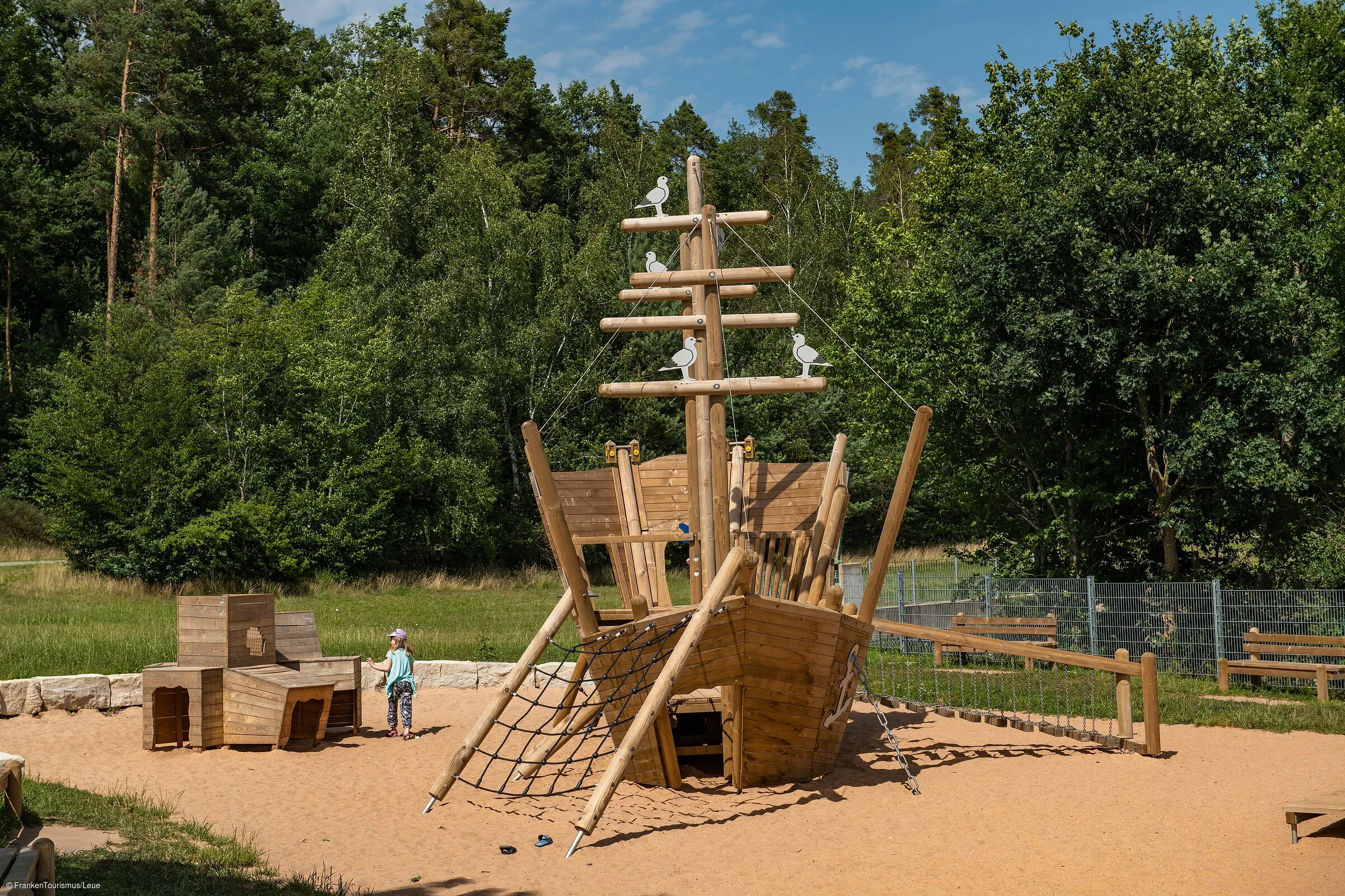 Kinder-Spielplatz am Seezentrum Allmannsdorf am Großen Brombachsee