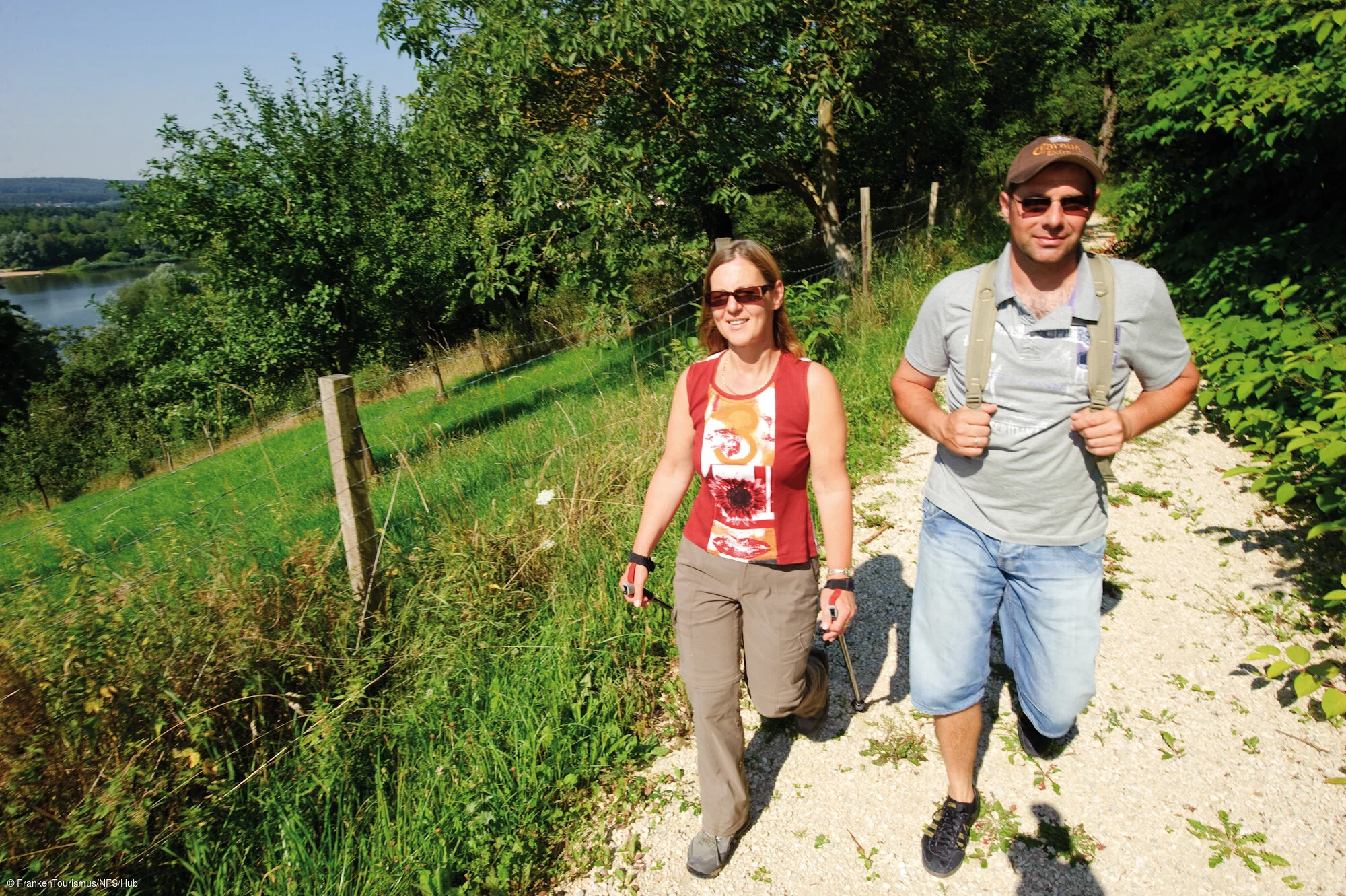 Wandern mit Panoramablick bei Absberg