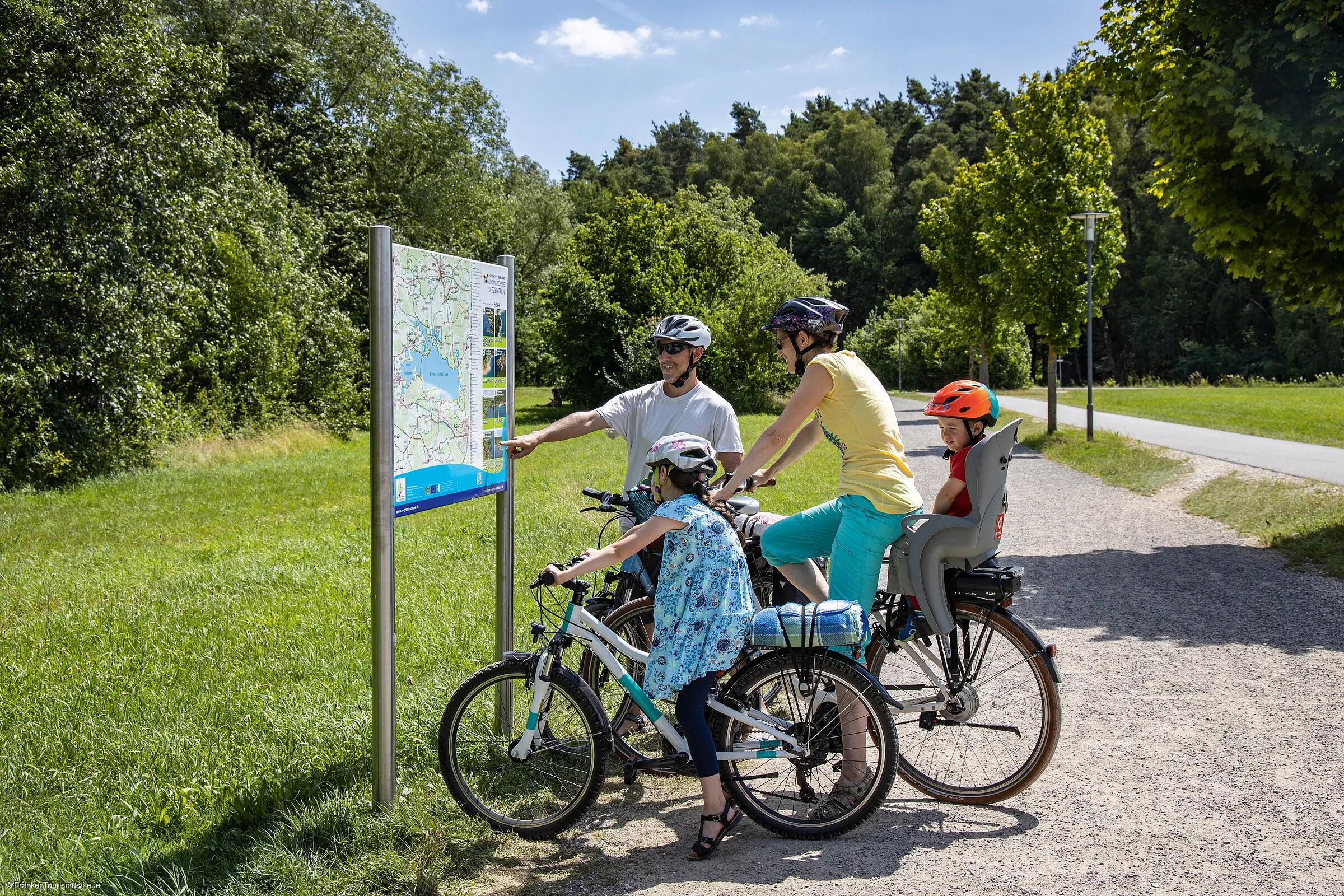 Fahrradtour mit E-Bikes am Großen Brombachsee