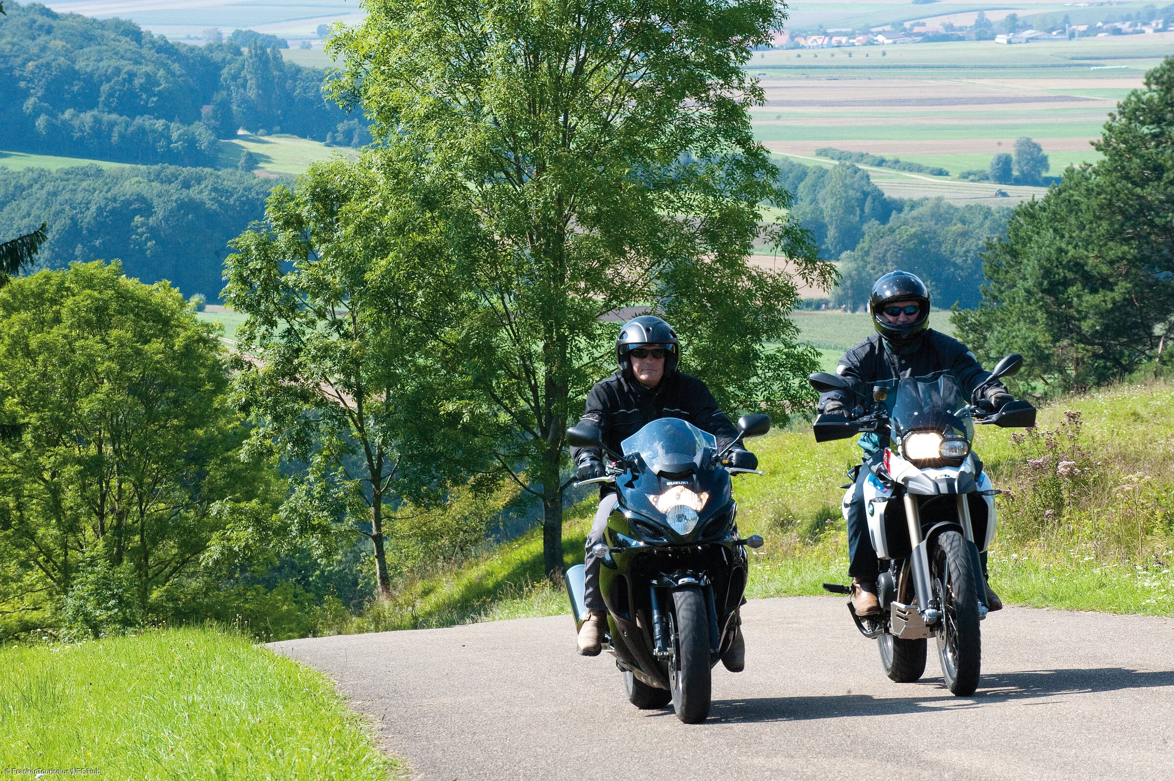 Mit dem Motorrad unterwegs