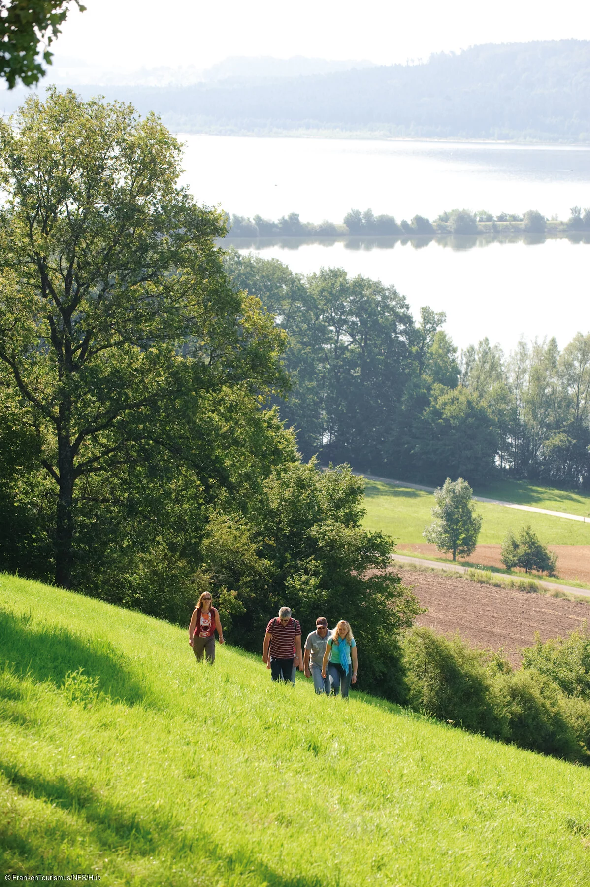 Wandern mit Panoramablick bei Absberg