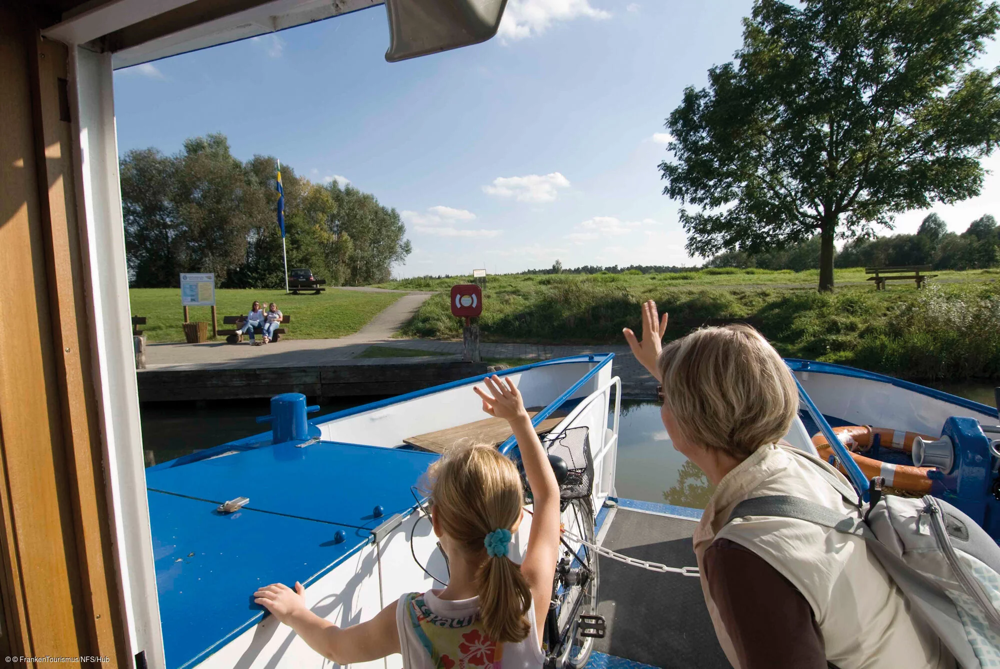 Auf der "MS Altmühlsee"