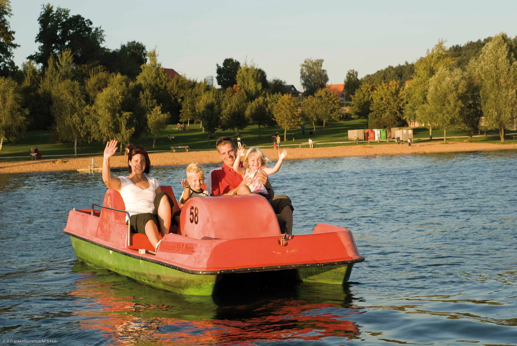 Bootfahren am Igelsbachsee