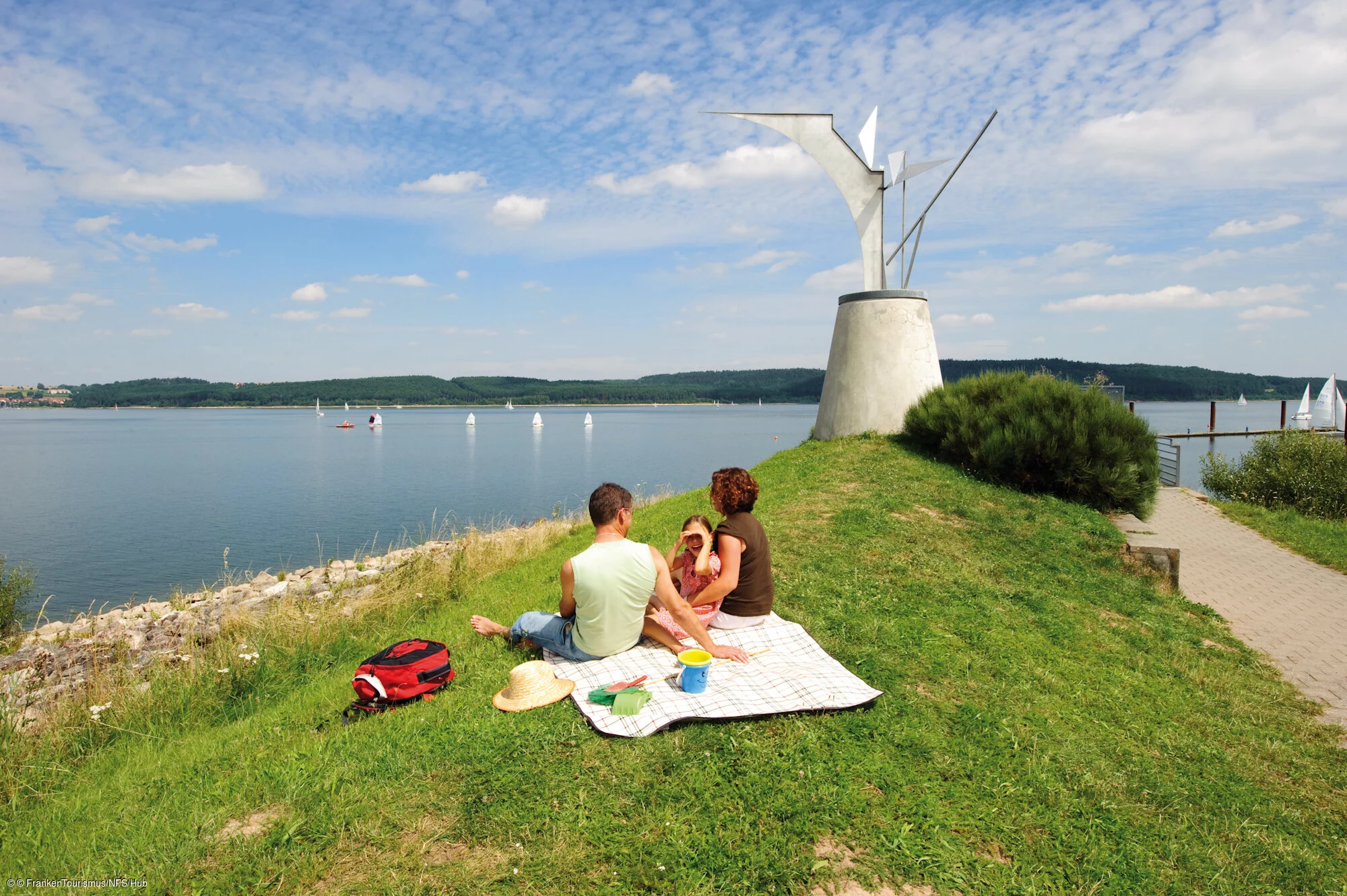 Picknick am Brombachsee