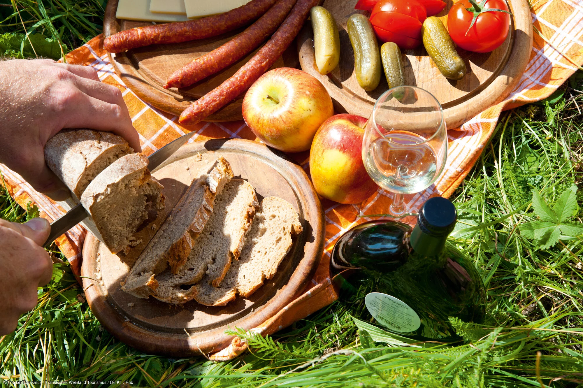 Picknick in den Sulzfelder Weinbergen
