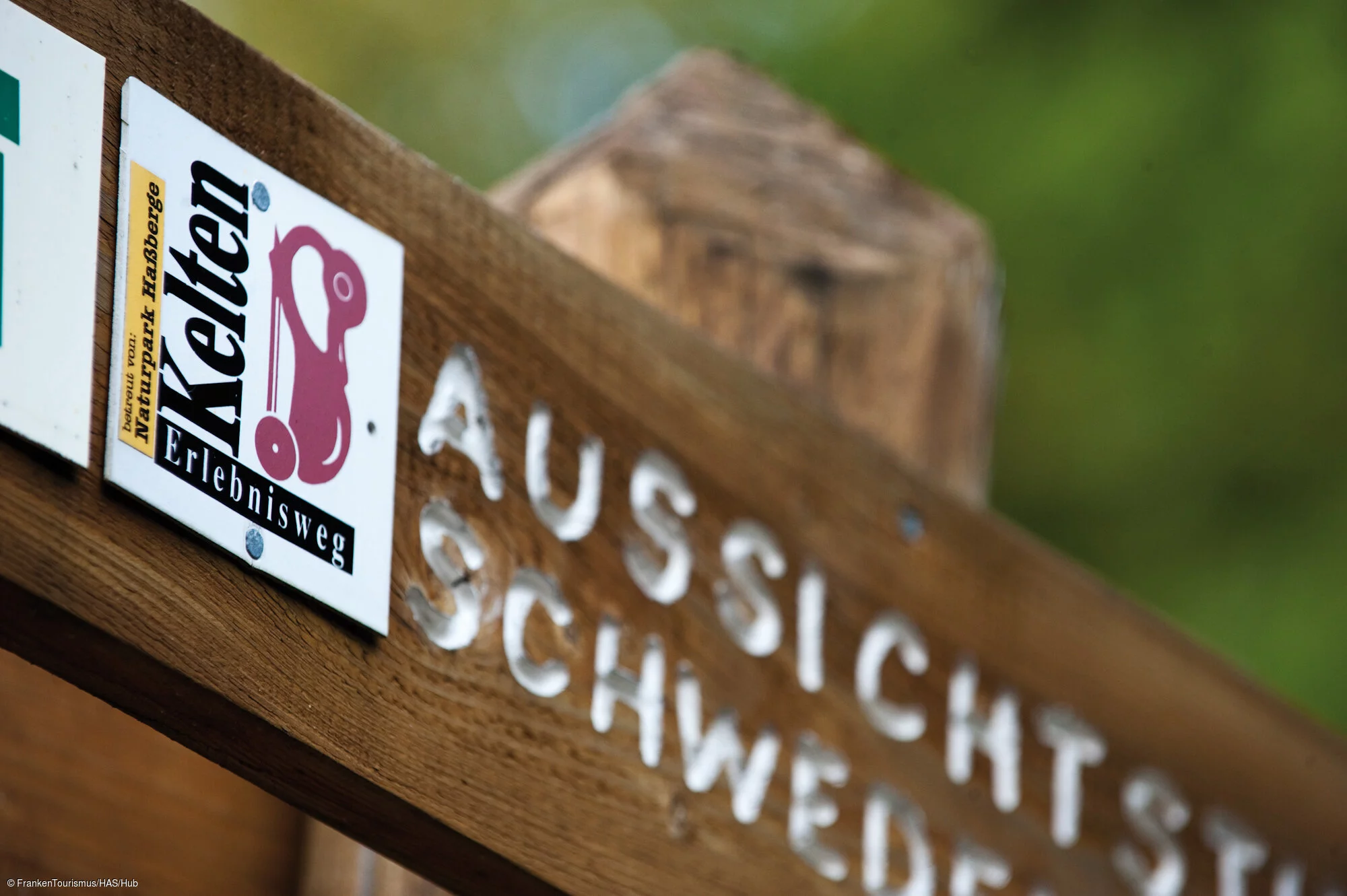 Hinweisschild Schwedenschanze